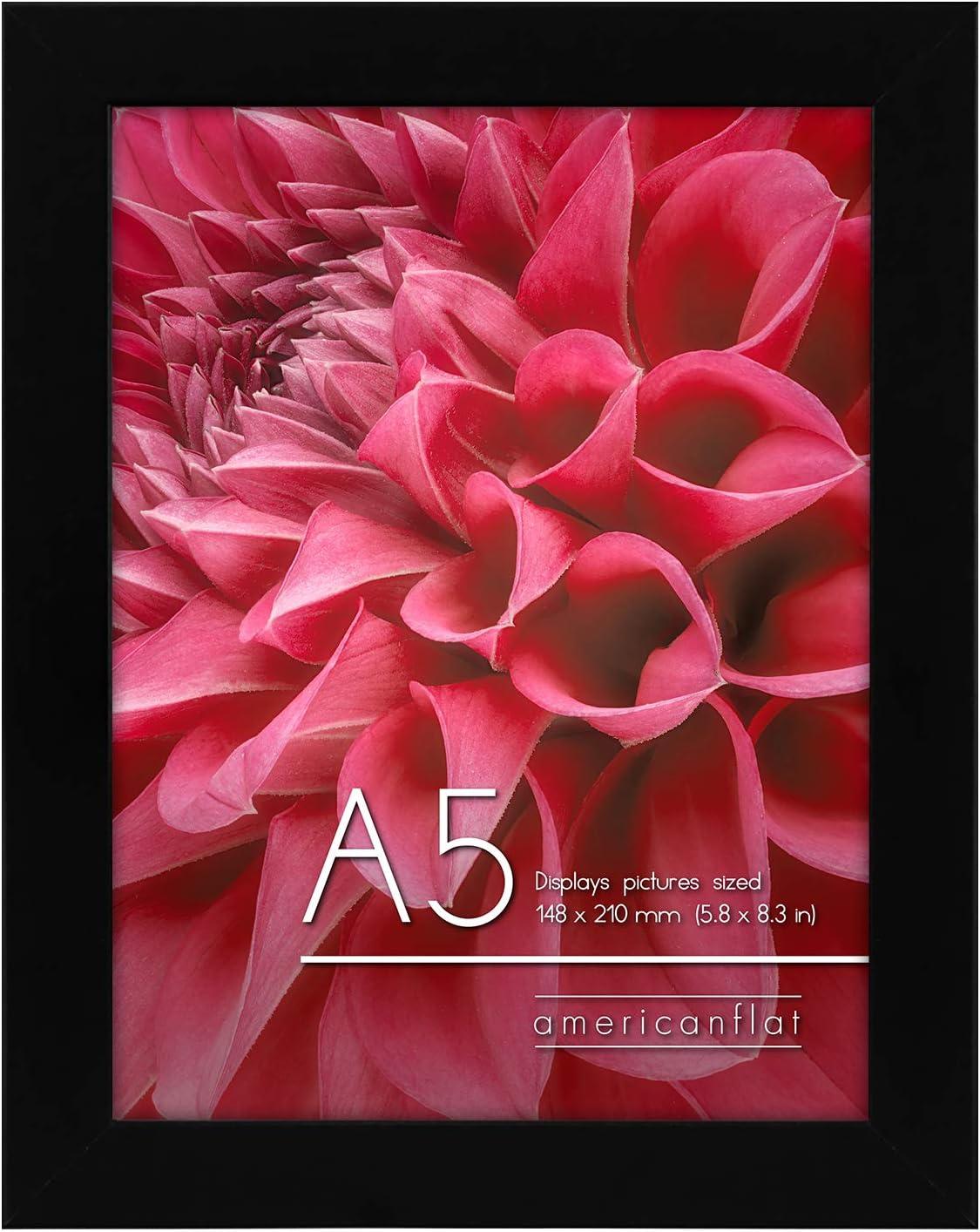 Americanflat A5 Picture Frame, Black