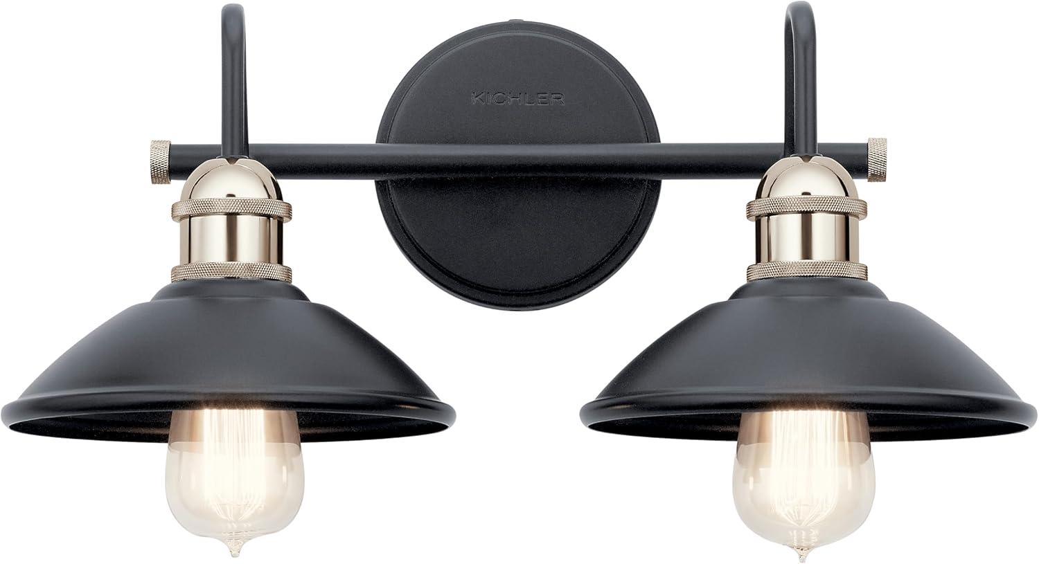 Kichler Lighting Clyde 2 - Light Vanity in  Black