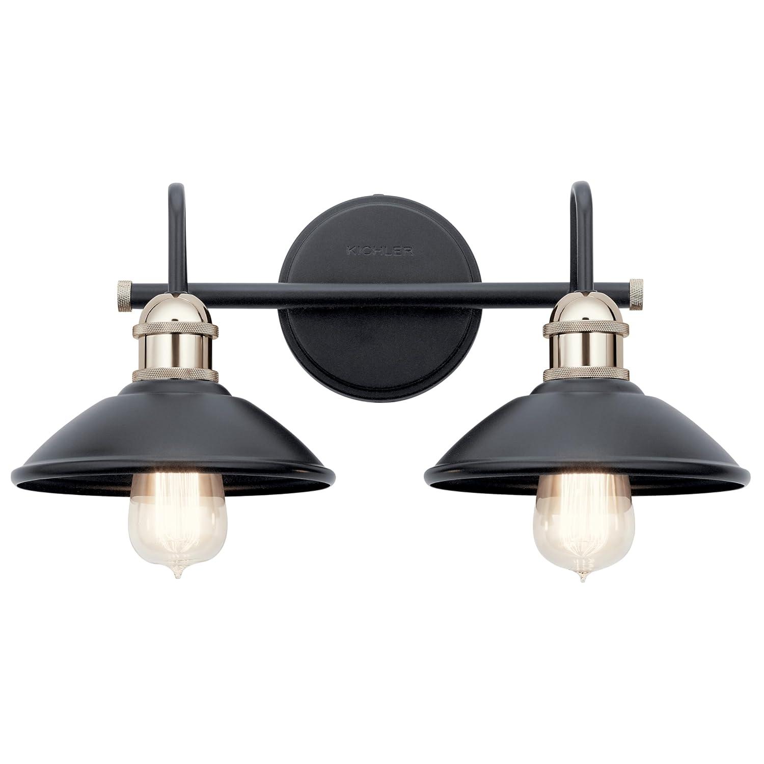 Kichler Lighting Clyde 2 - Light Vanity in  Black
