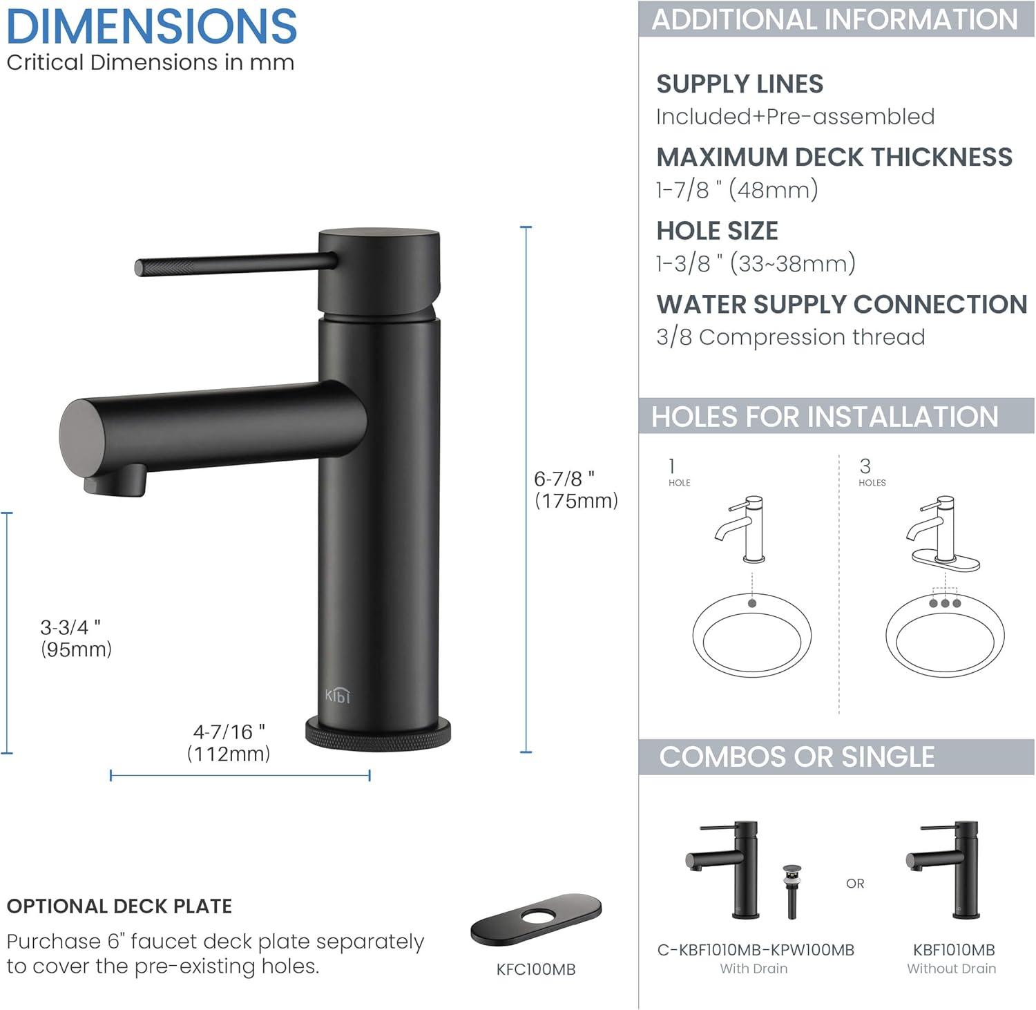 Modern High-Arc Solid Brass Bathroom Faucet in Nickel Finish