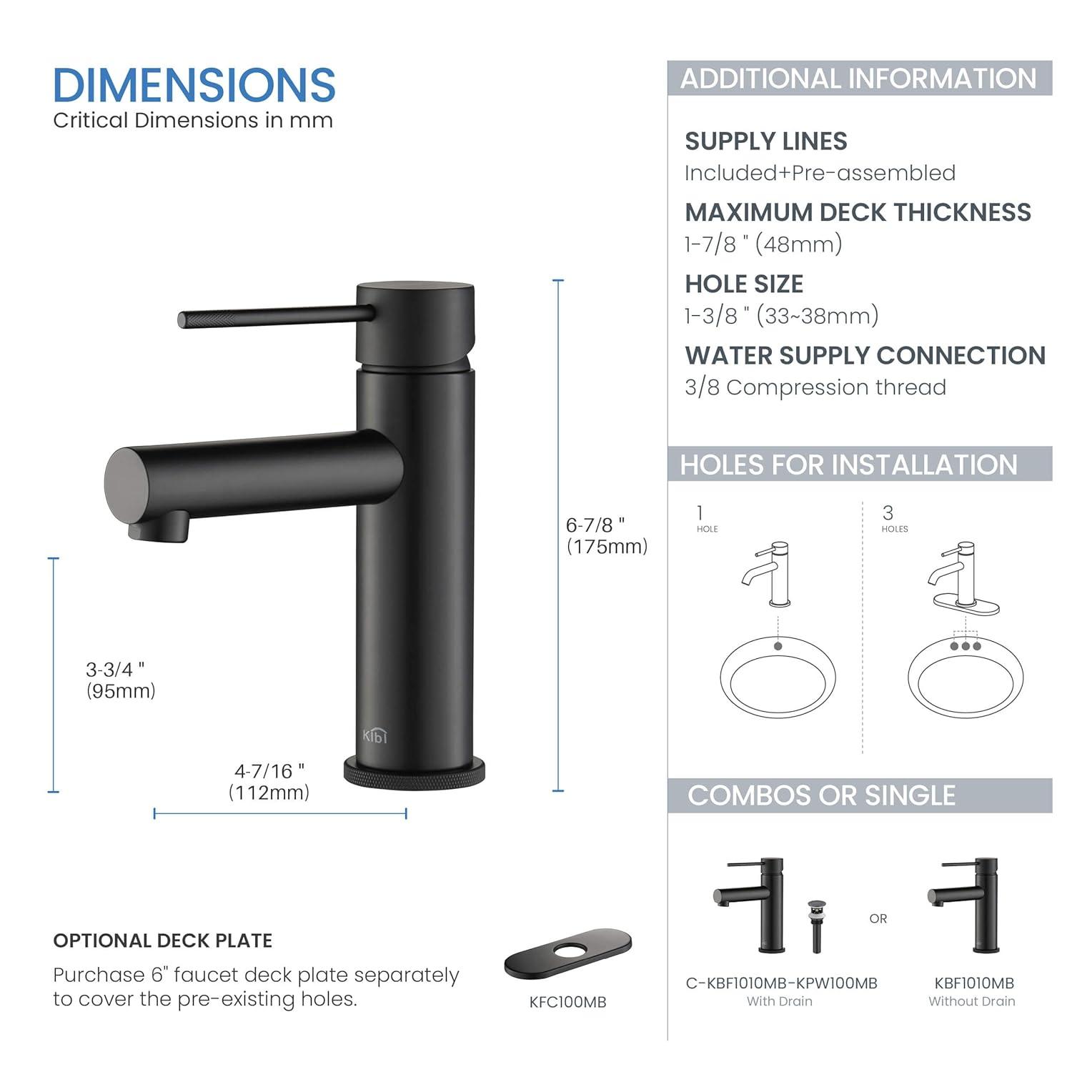 Circular X Single-Hole Single-handle Bathroom Faucet