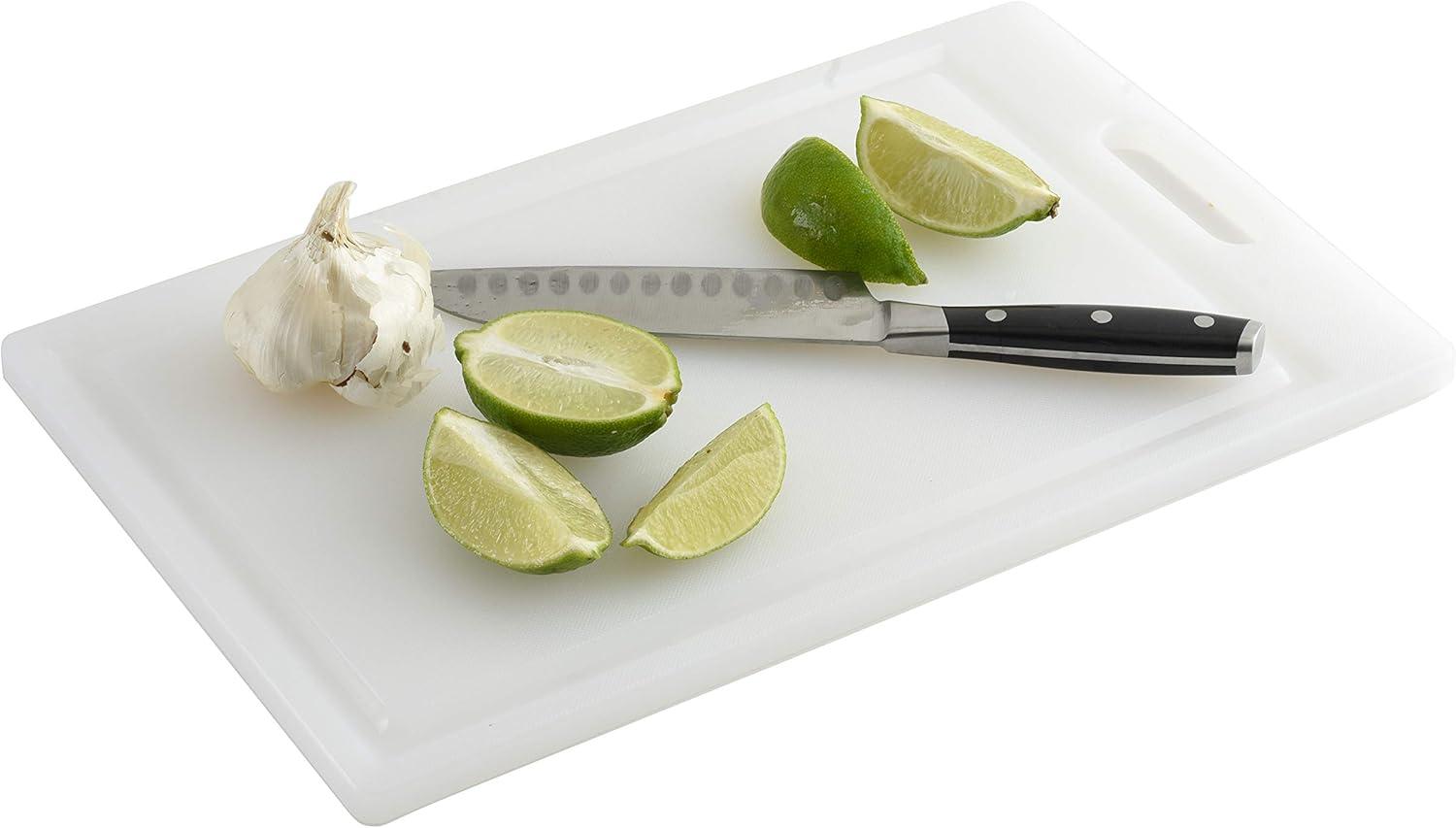 Norpro Professional 8.5-Inch x 14.5-Inch Cutting Board, White