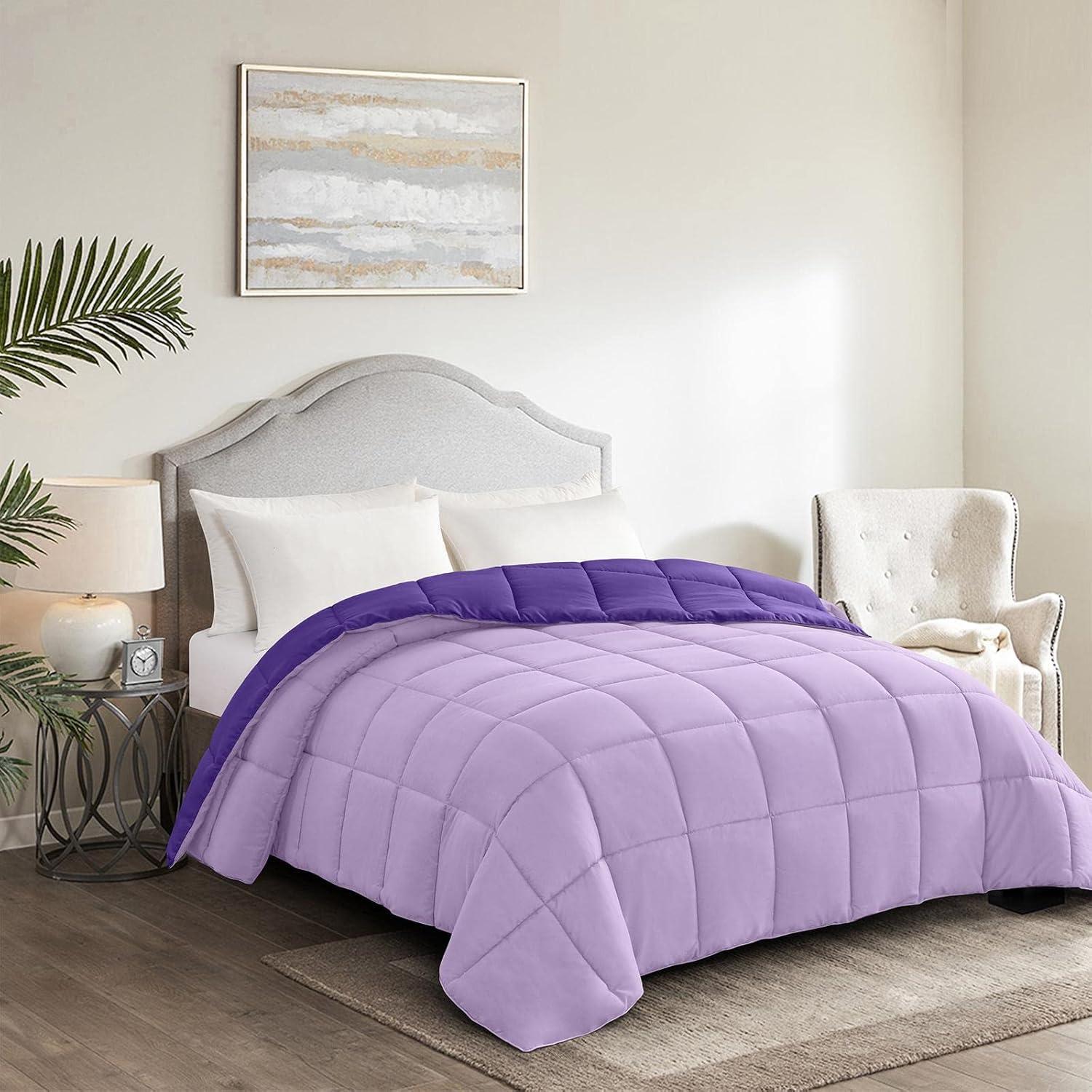 Bedding Comforter Duvet Plum - Queen