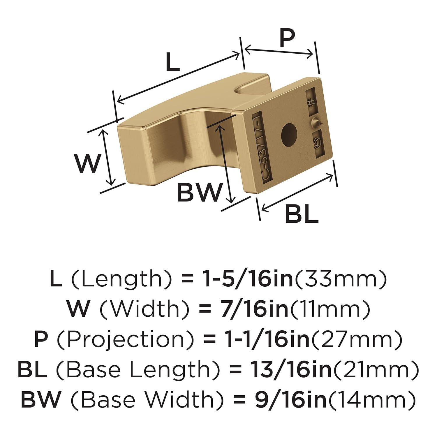 Amerock Westerly 1 1/16" Length Bar Knob
