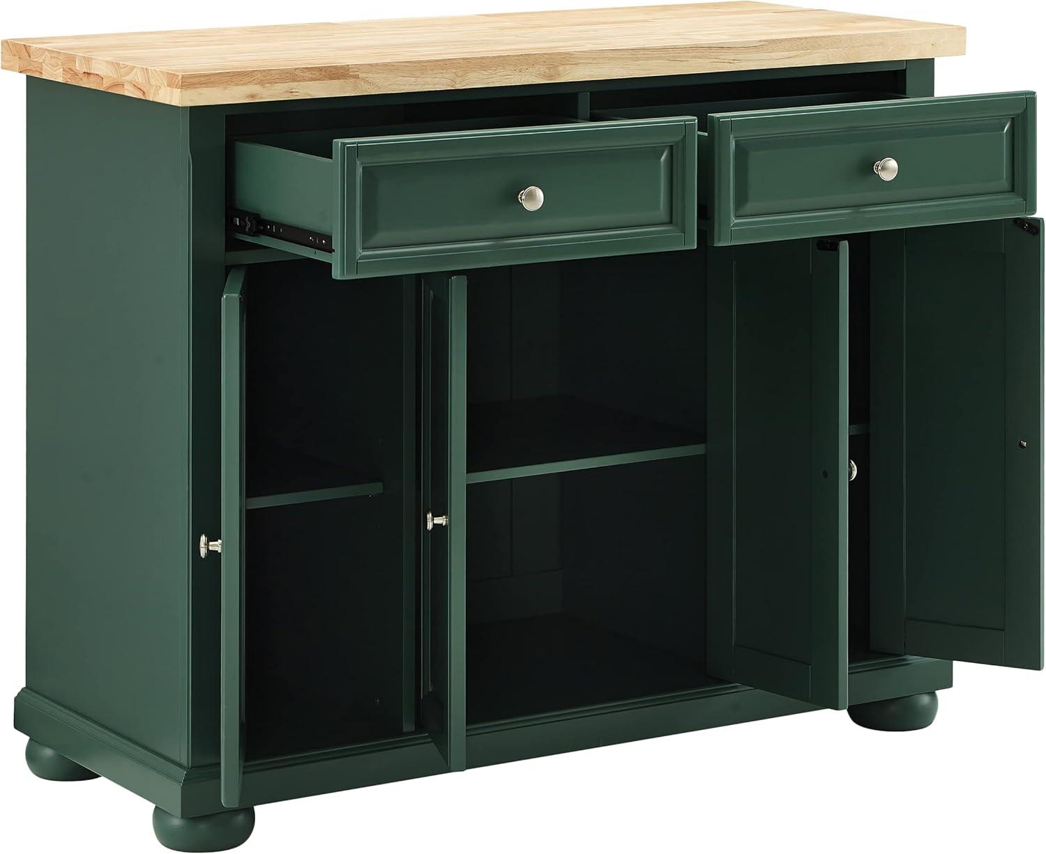 Madison Solid Wood Top Kitchen Island