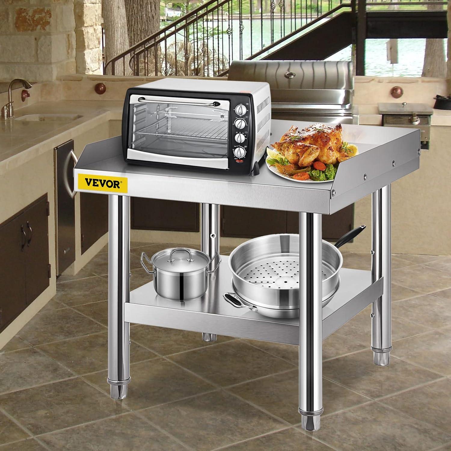 VEVOR VEVOR Stainless Steel 24'' H Work Table