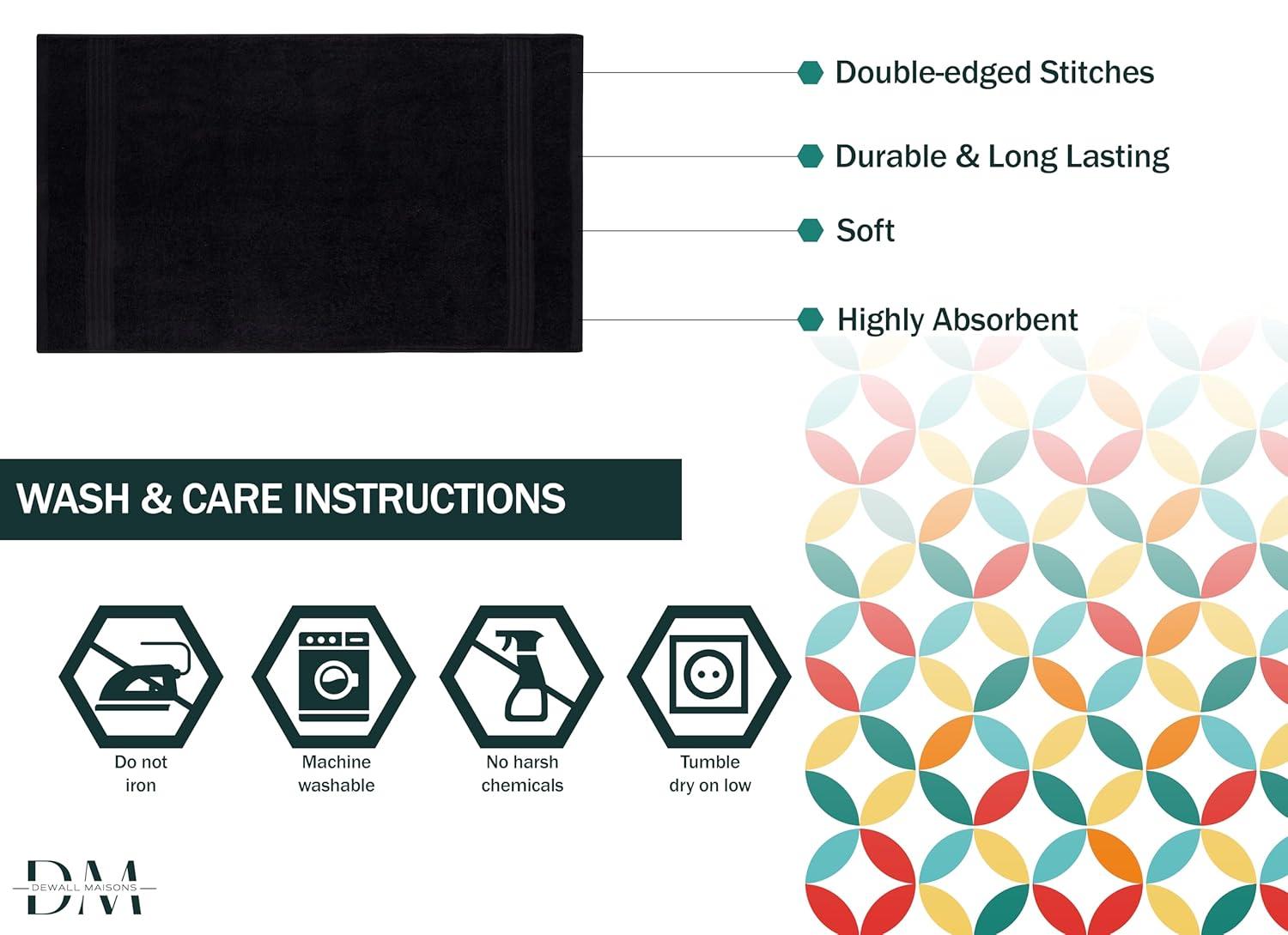 Madison Park Signature 800GSM Ultra-Soft 100% Cotton Absorbent Towel Set