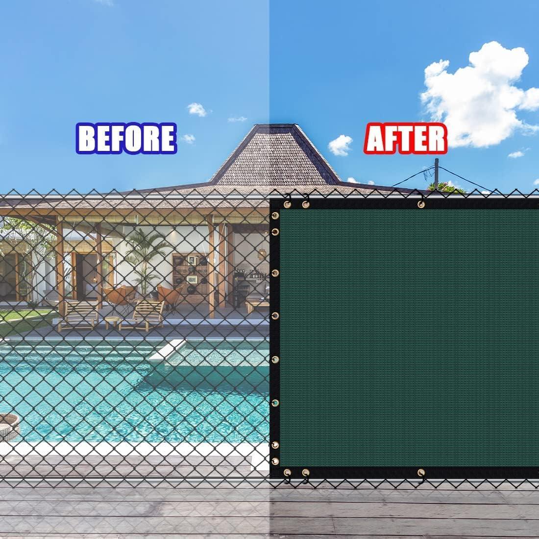 Bibana 6 ft. H x 50 ft. W Composite Privacy Screen