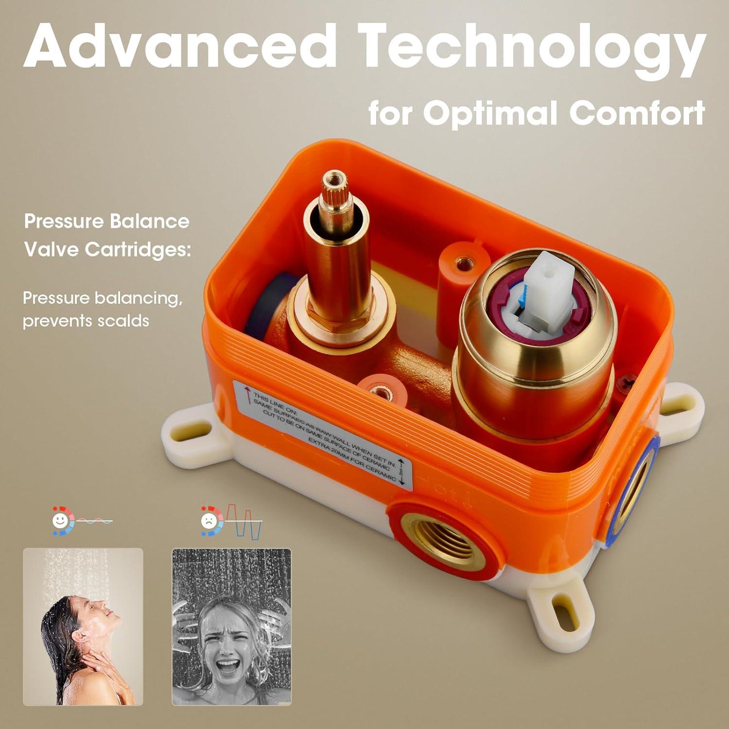 CENSTEEL All-In-One Kit with Rough in-Valve CLYHSY01