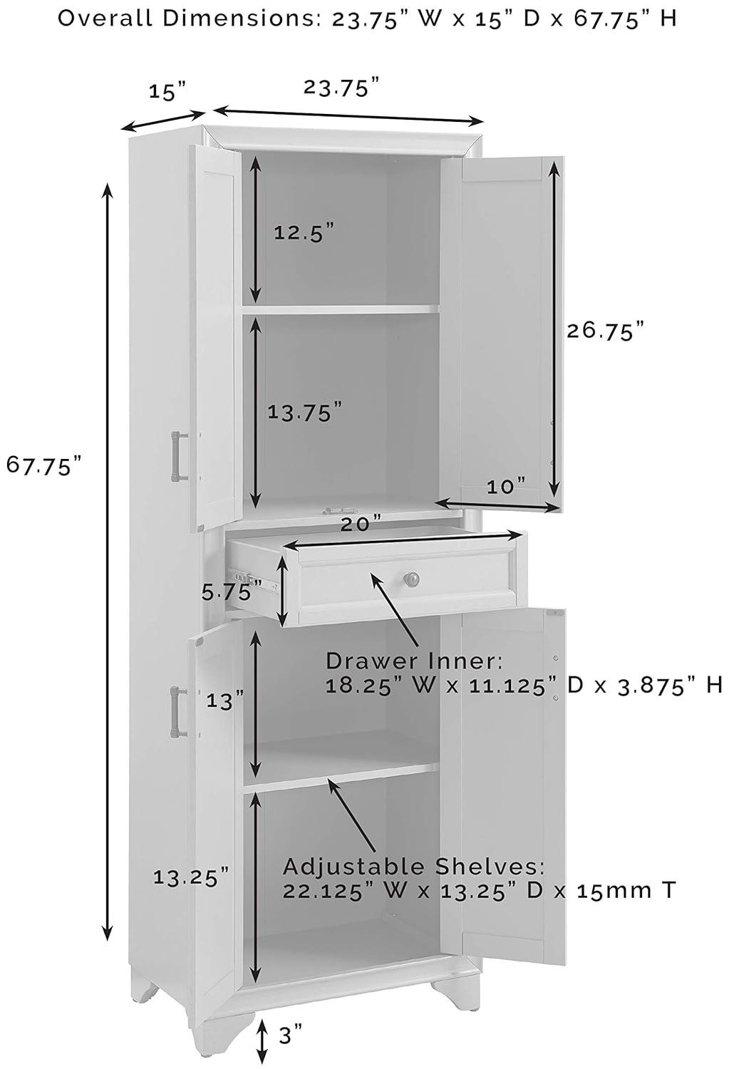 Tara 67.75'' Kitchen Pantry