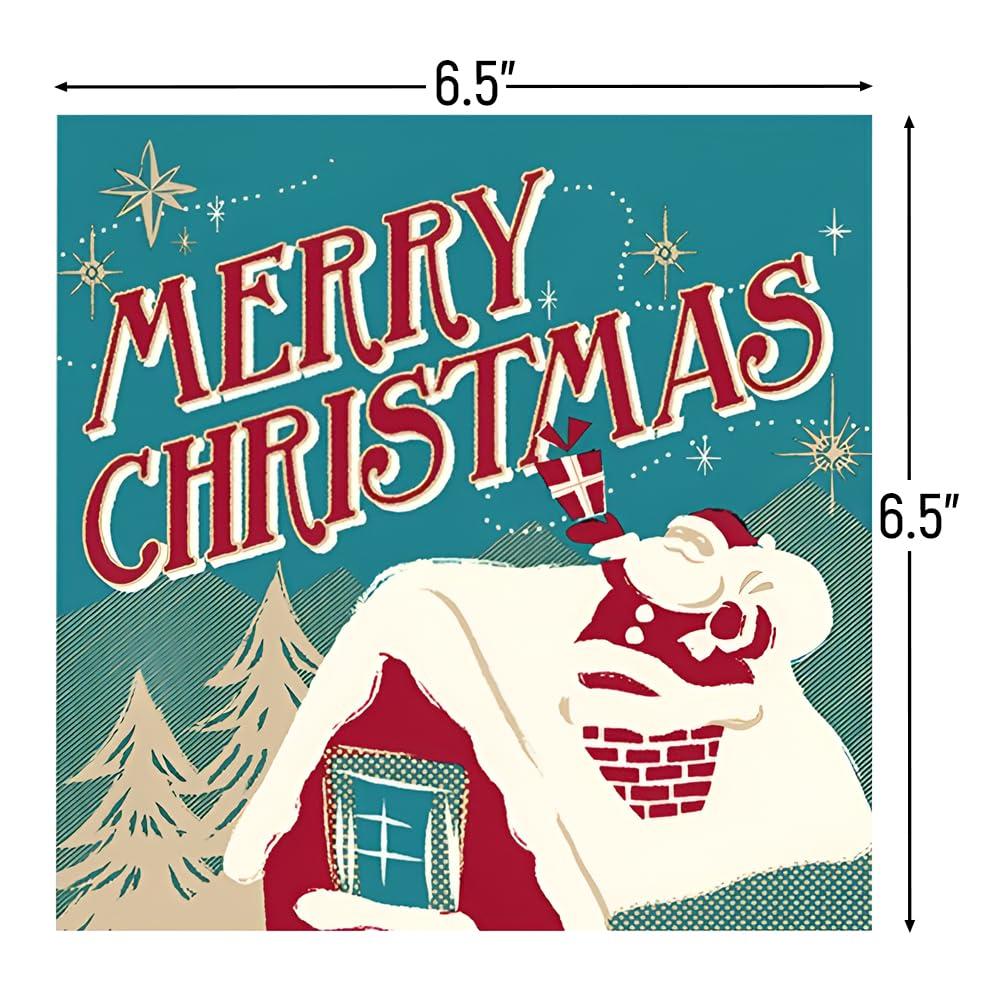 EcoQuality Disposable Paper Christmas Napkins