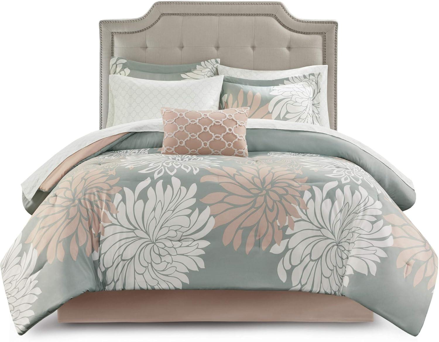 Maible Floral Comforter Set with Cotton Bed Sheets