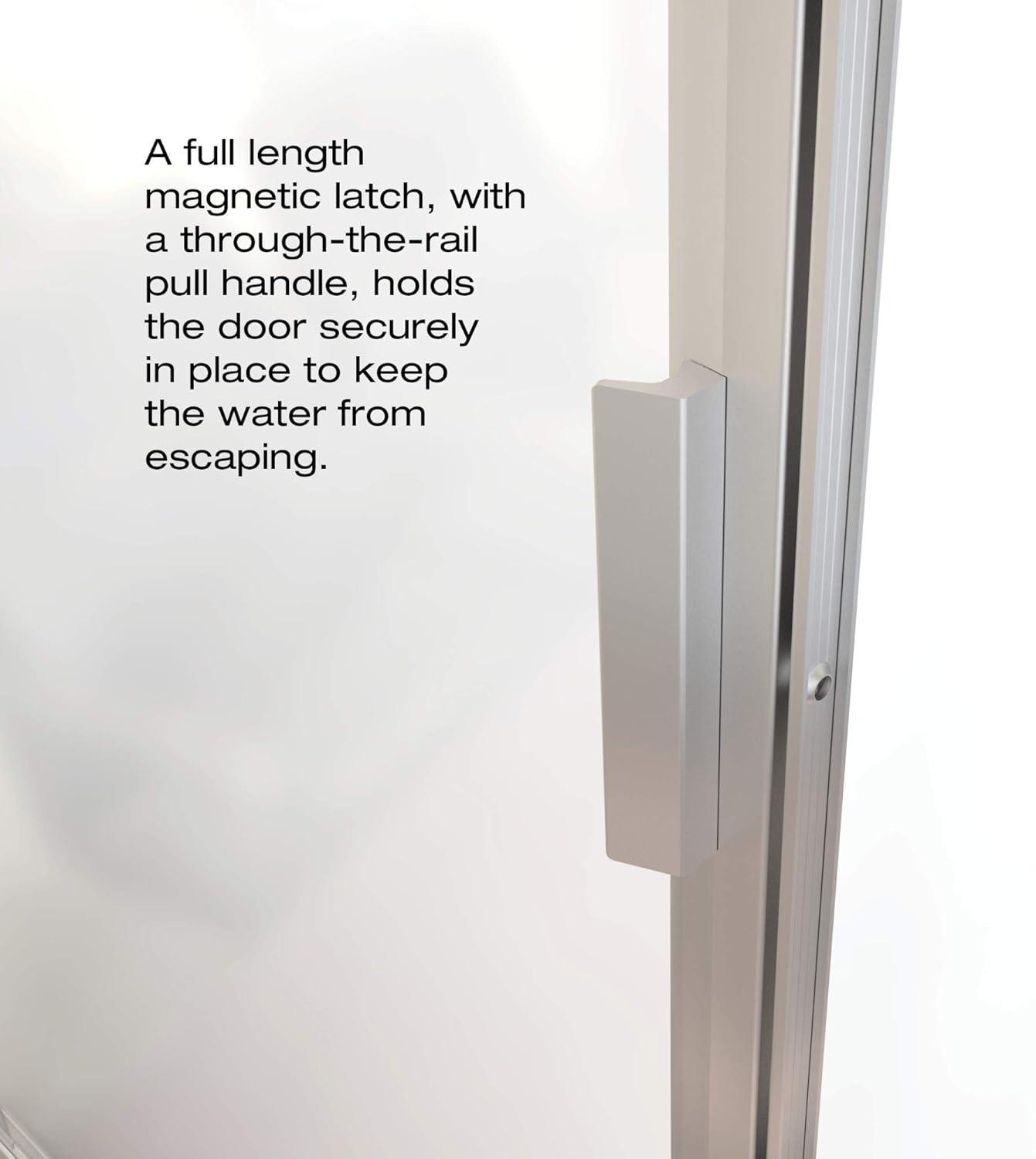 Sopora 22.75" W x 63.5" H Pivot Framed Shower Door