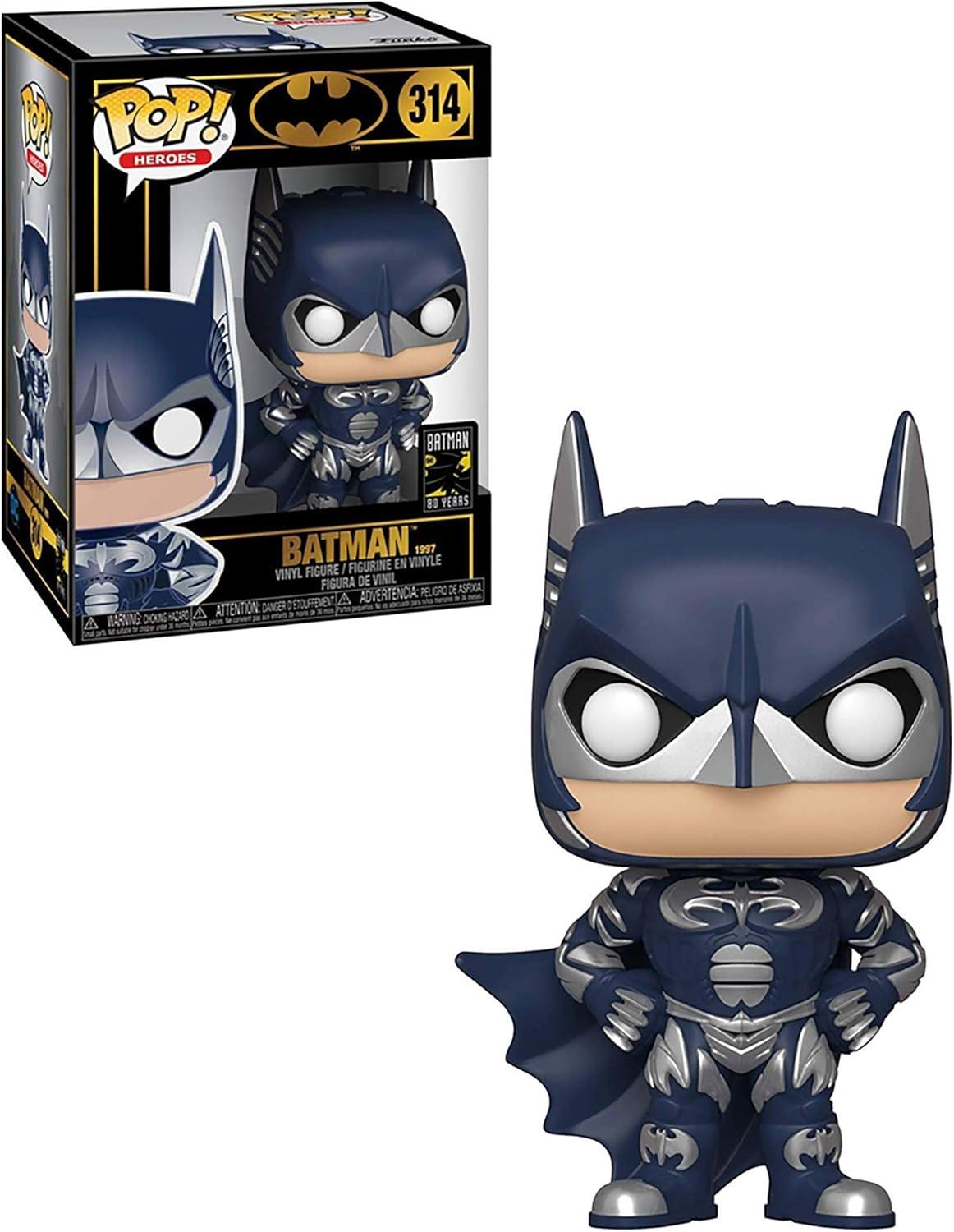 Batman 1997 Dark Knight Blue and Silver Vinyl Figure