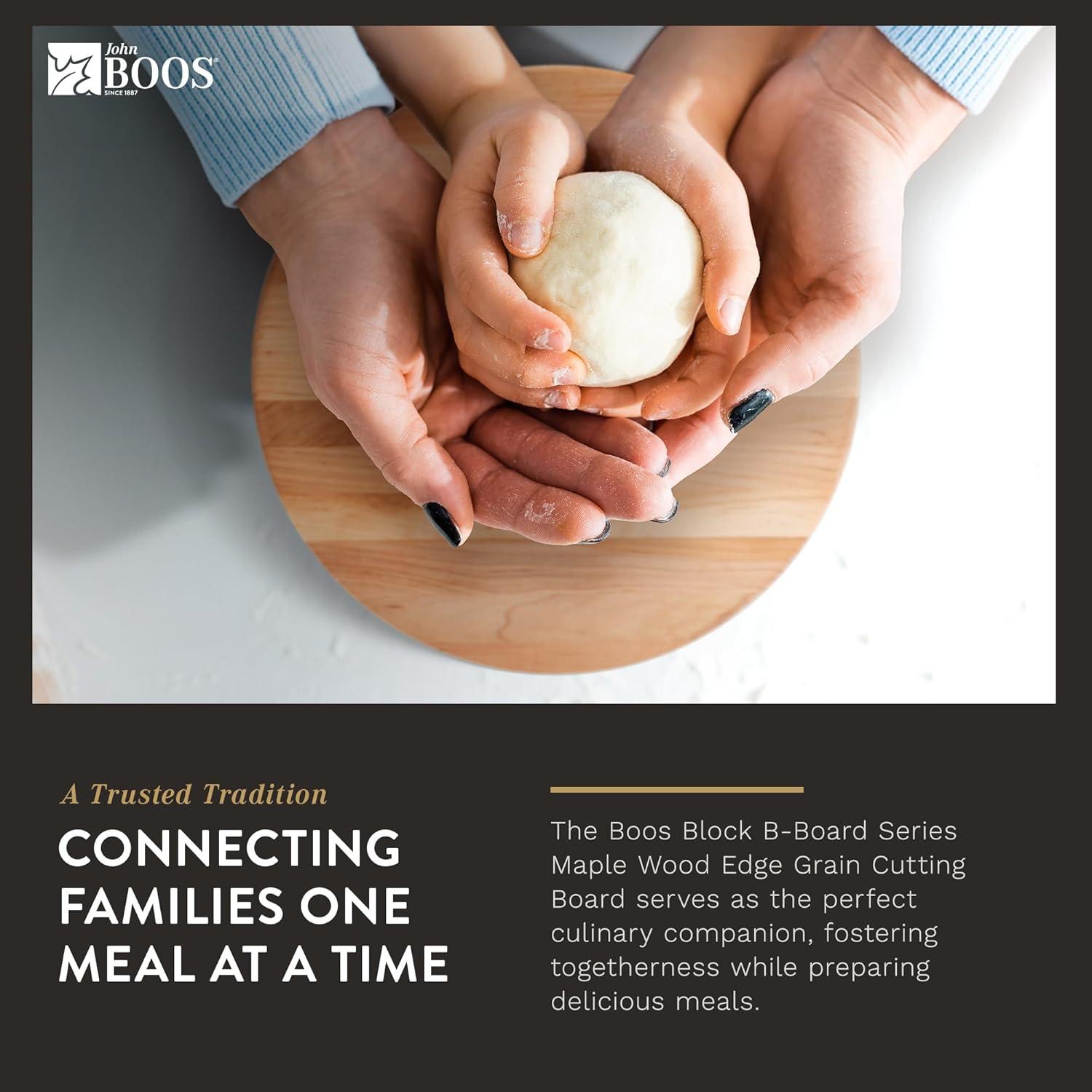 John Boos John Boos BoosBlock® 12" Round Maple Wood Cutting Board