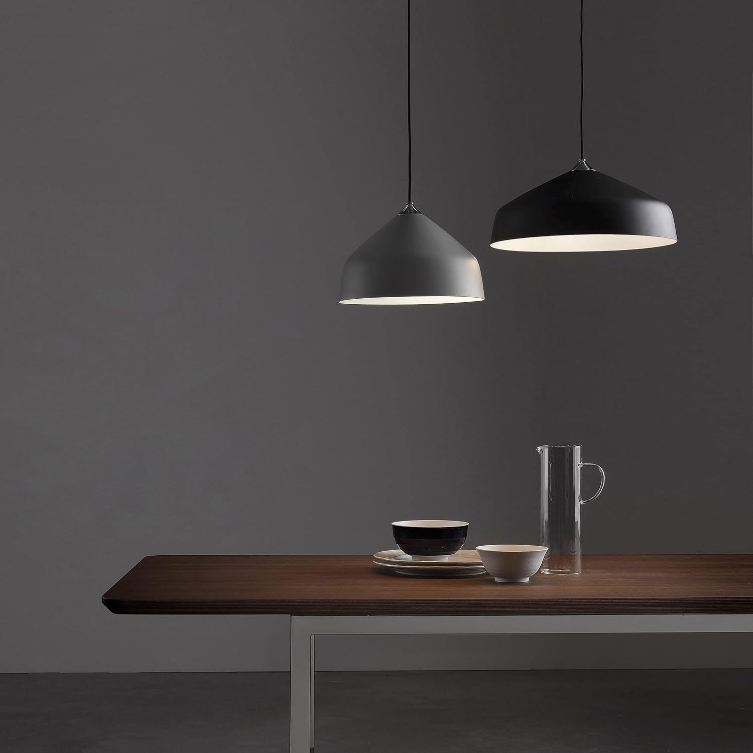 Astro Ginestra 300 Indoor Pendant (Matt Black) - Dry Rated - E26/Medium Lamp, Designed in Britain - 1361005-3 Years Guarantee