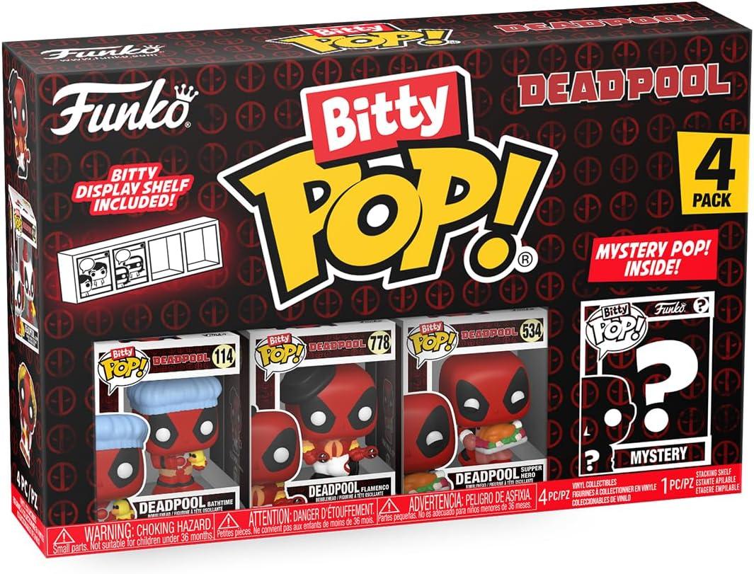 Deadpool Bathtime Funko Bitty Pop! Mini-Figure 4-Pack