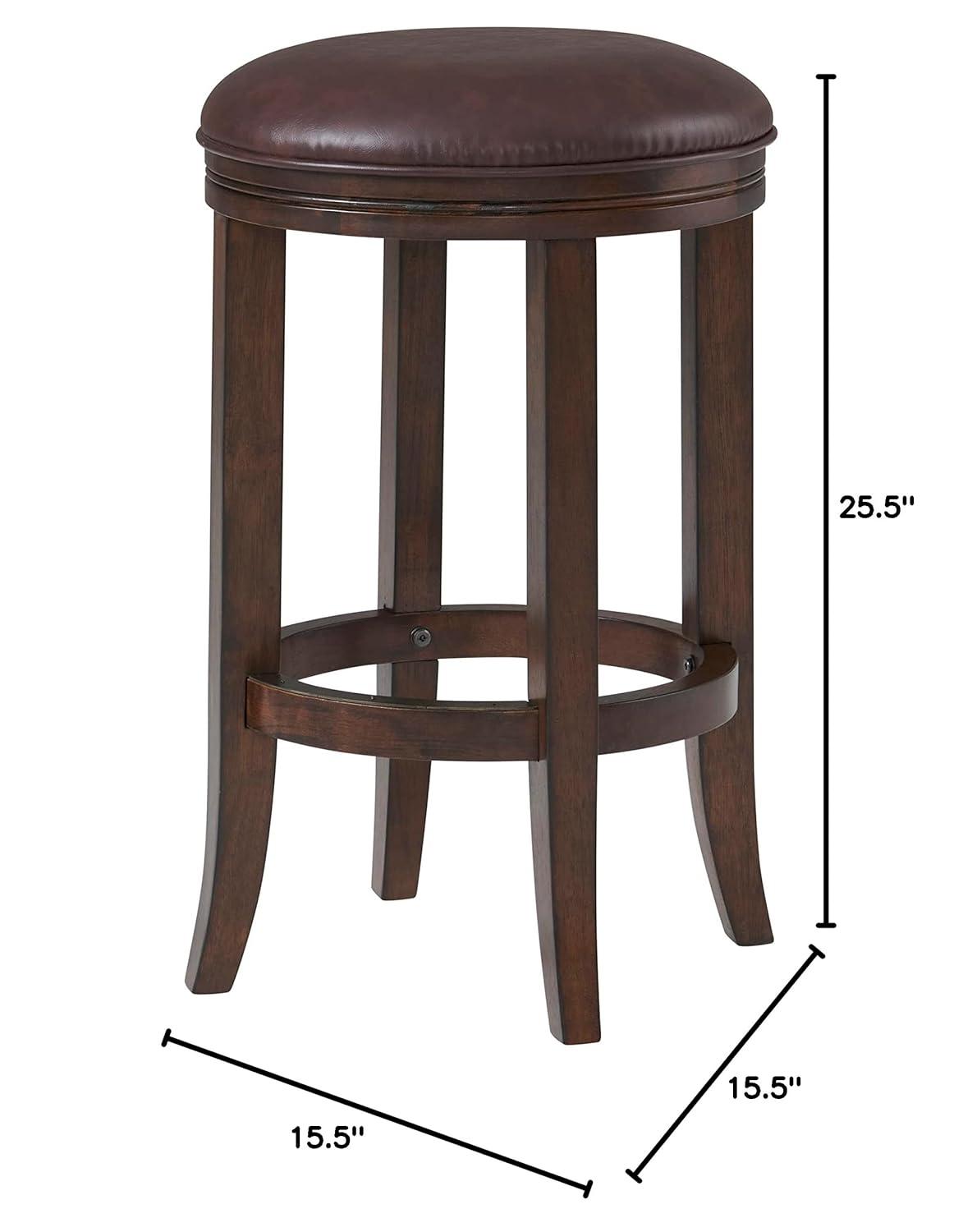 Natick Solid Rubber Wood Counter And Bar Stool