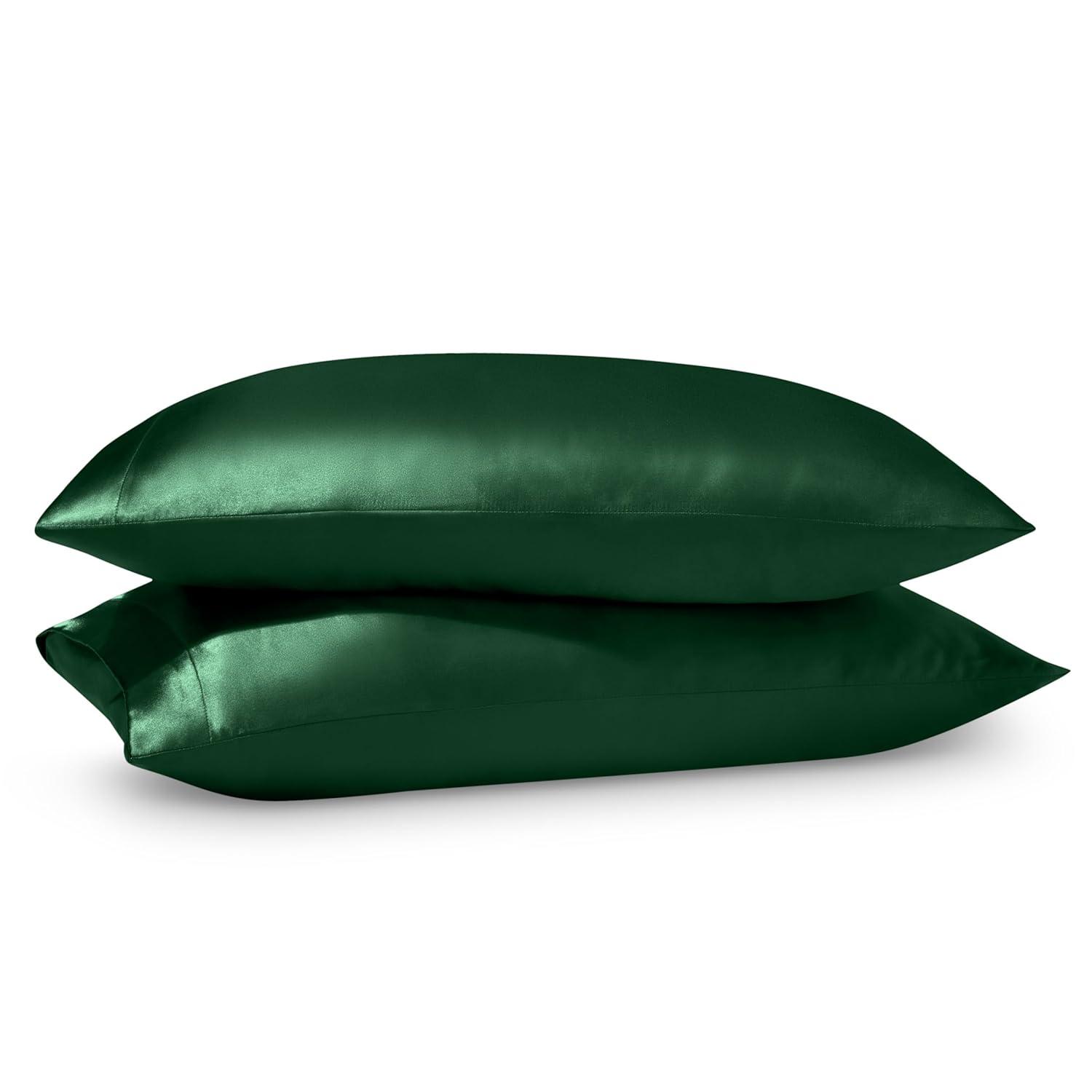 Bare Home Soft Poly Satin Pillowcase Set & Reviews | Wayfair