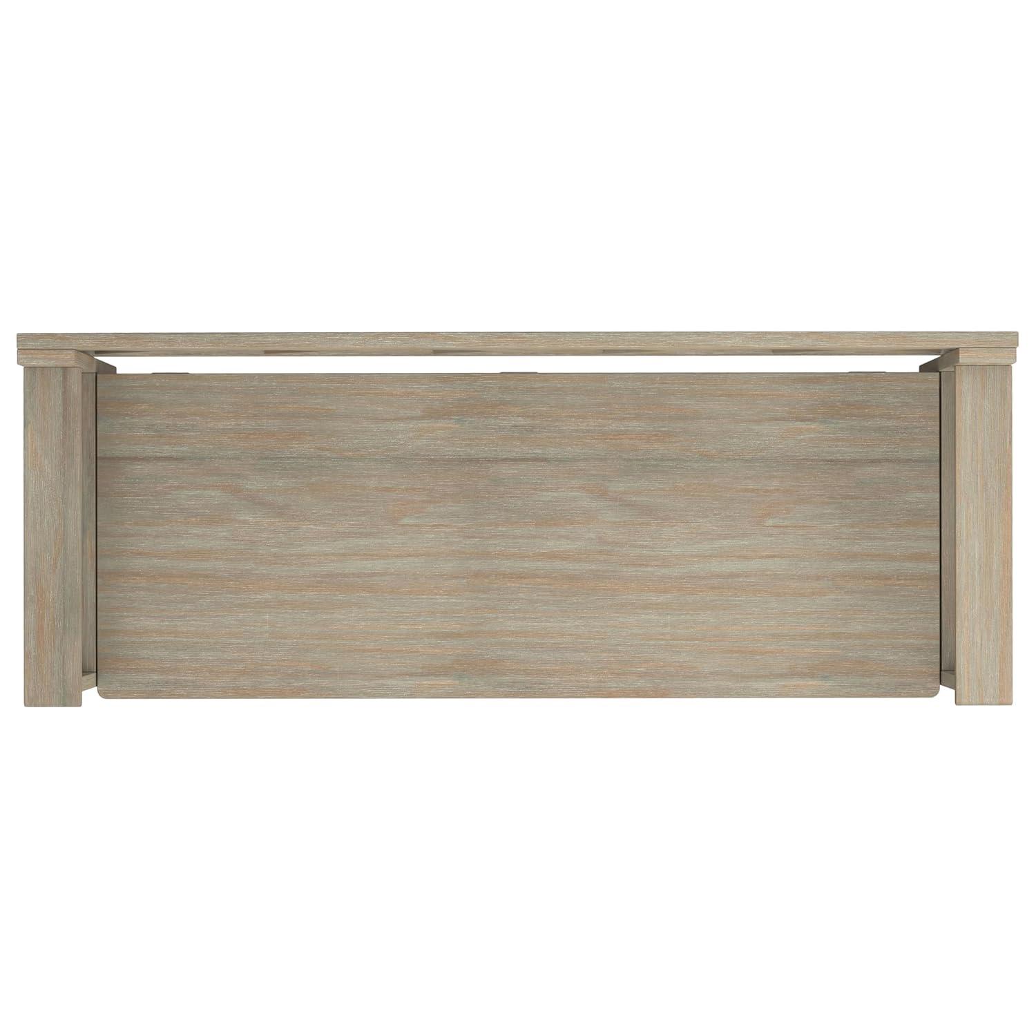 Simpli Home Amherst 48"W Solid Wood Entryway Storage Bench with Lift-Top Lid and Dual Compartments