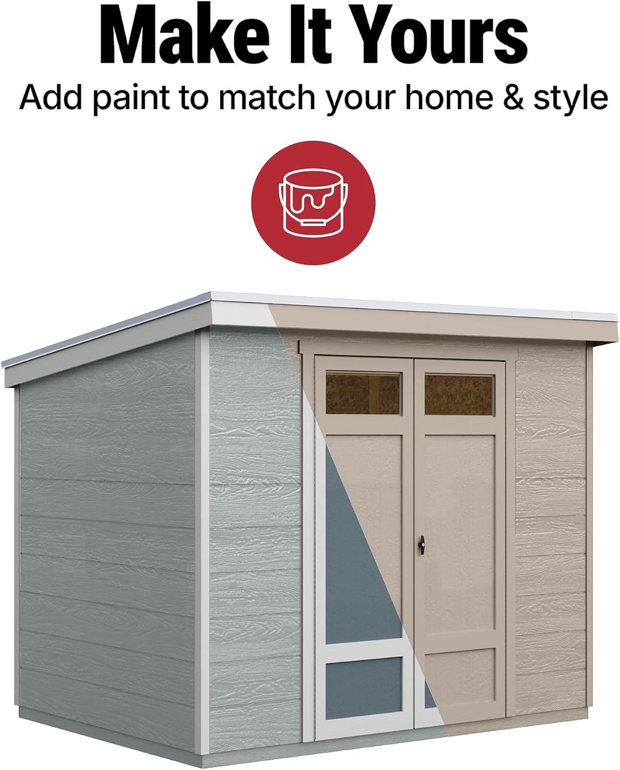 Handy Home Highland 8 ft. W x 6 ft. D Storage Shed