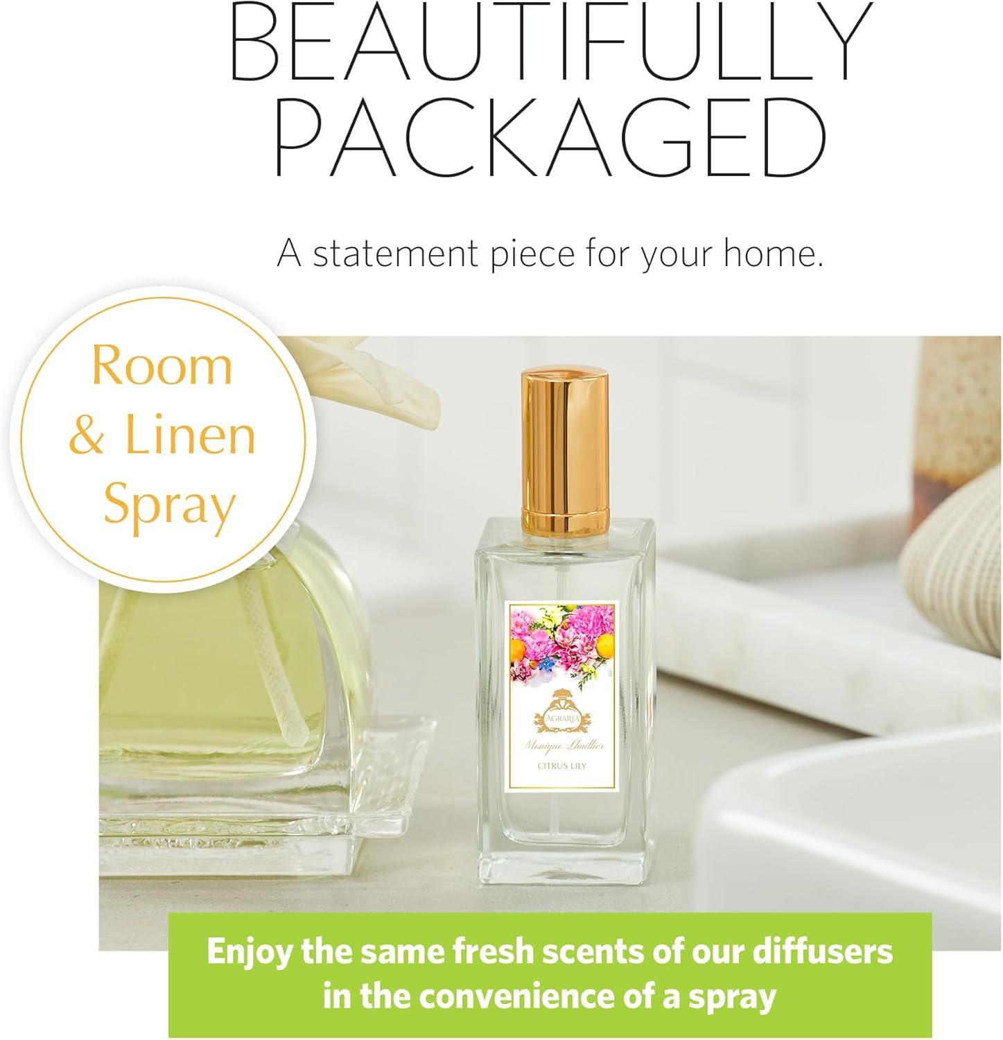 Citrus Lily Fresh Linen 3.4oz Aromatic Spray Bottle