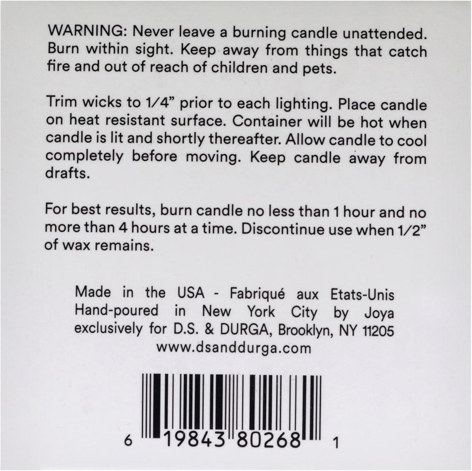 D.S. & Durga Candle - Tuberose Myrrhder 198g/7oz