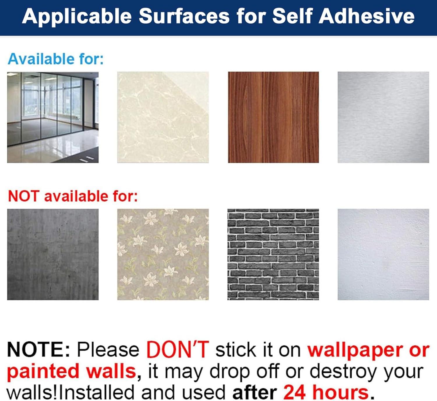 NearMoon Self Adhesive Bathroom Towel Bar- Stainless Steel Bath Wall Shelf Rack Hanging Towel Stick On Sticky Hanger Contemporary Style, NO Drilling (1 Pack, Brushed Nickel, 27-Inch Towel Rack)