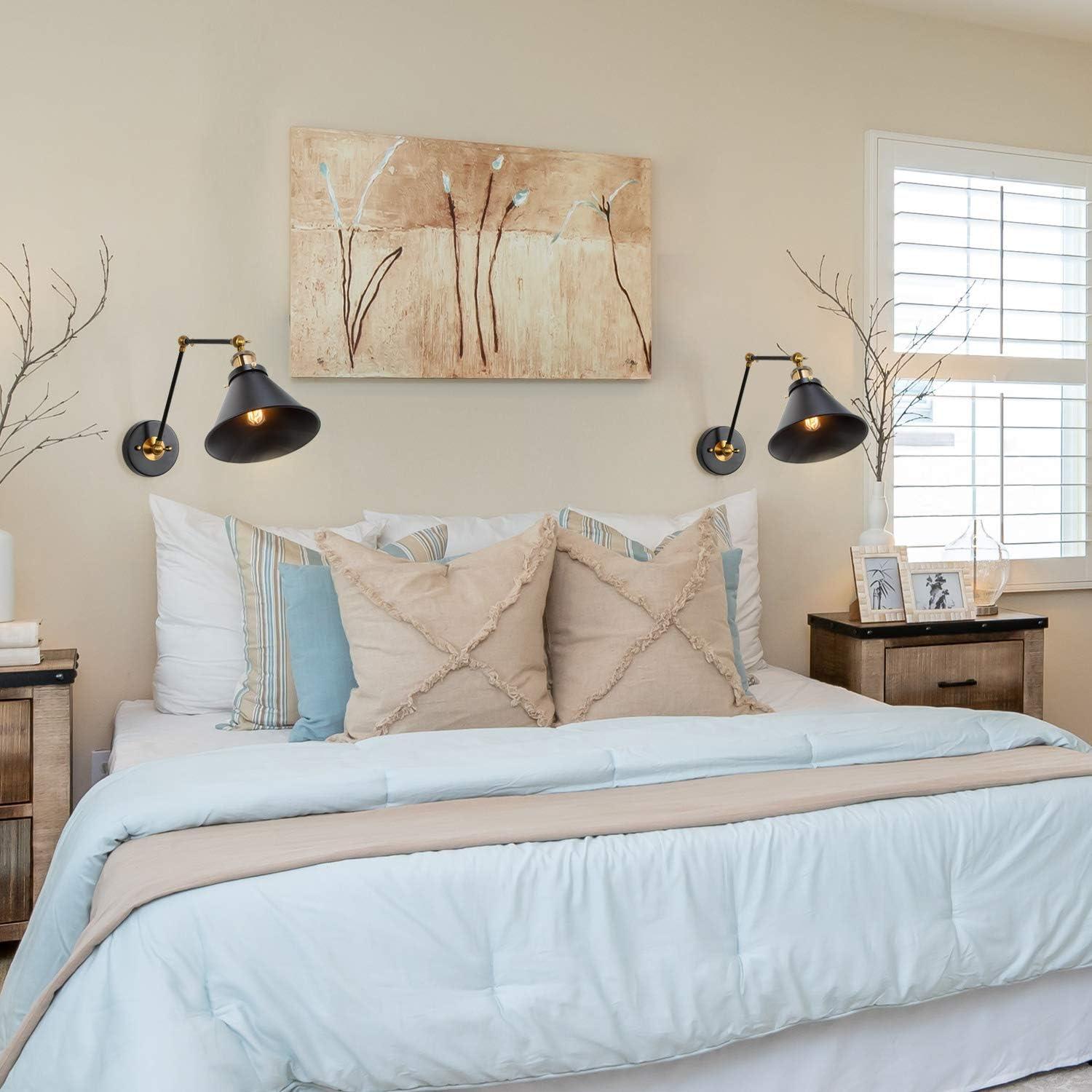 7.3-in W 1-Light Black Modern/Contemporary LED Wall Sconce for Dressing Room, Powder Room