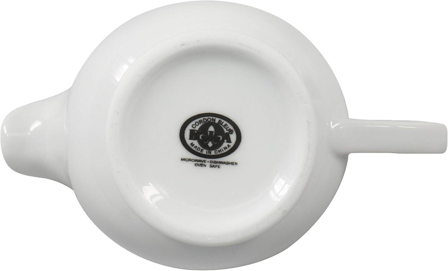 BIA Cordon Bleu BIA Cordon Bleu 2 pc Bistro Porcelain Covered Sugar Bowl and Creamer Set