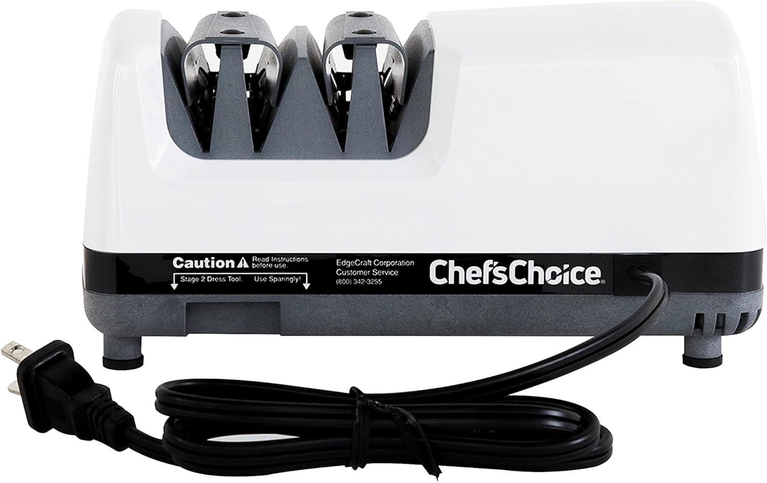 Chef'sChoice White 2-Stage Electric Knife Sharpener