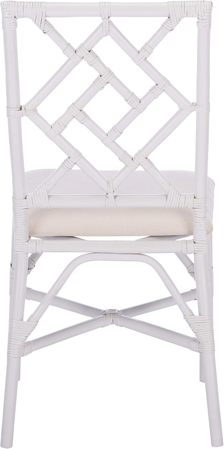Bhumi Accent Chair W/ Cushion (Set of 2) - ACH6509 - White/White - Safavieh