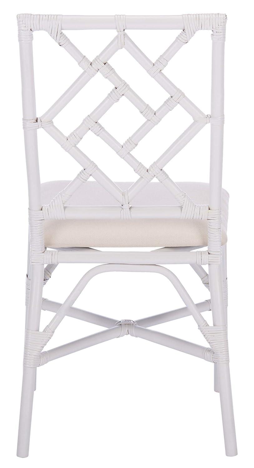 Bhumi Accent Chair W/ Cushion (Set of 2) - ACH6509 - White/White - Safavieh
