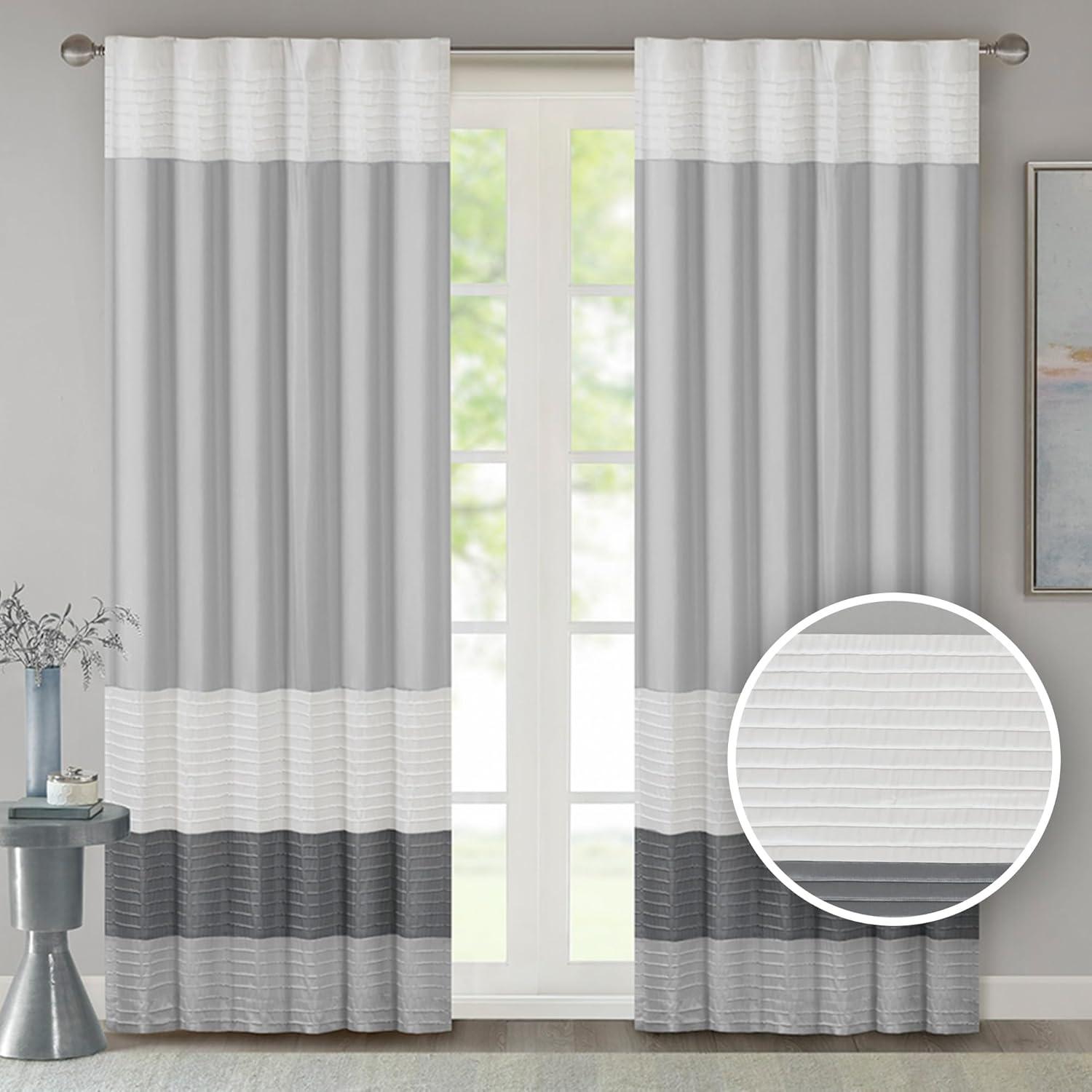 Amherst Polyoni Pintuck Curtain Panel