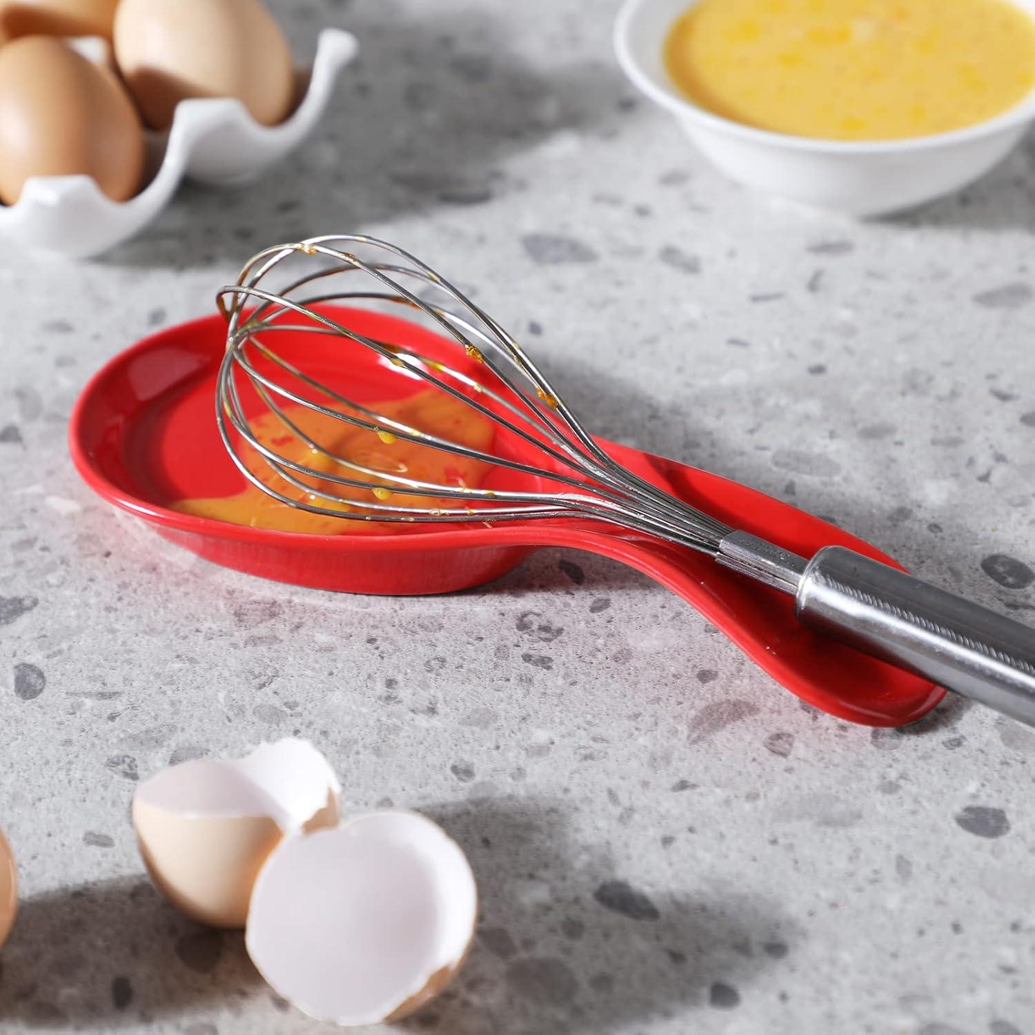 Red Barrel Studio® Newmont Ceramic / Porcelain Oval Spoon Rest