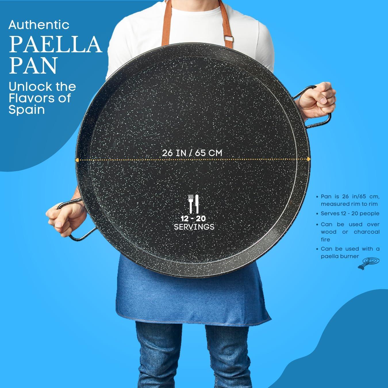 Garcima Enamel Steel Paella Pan