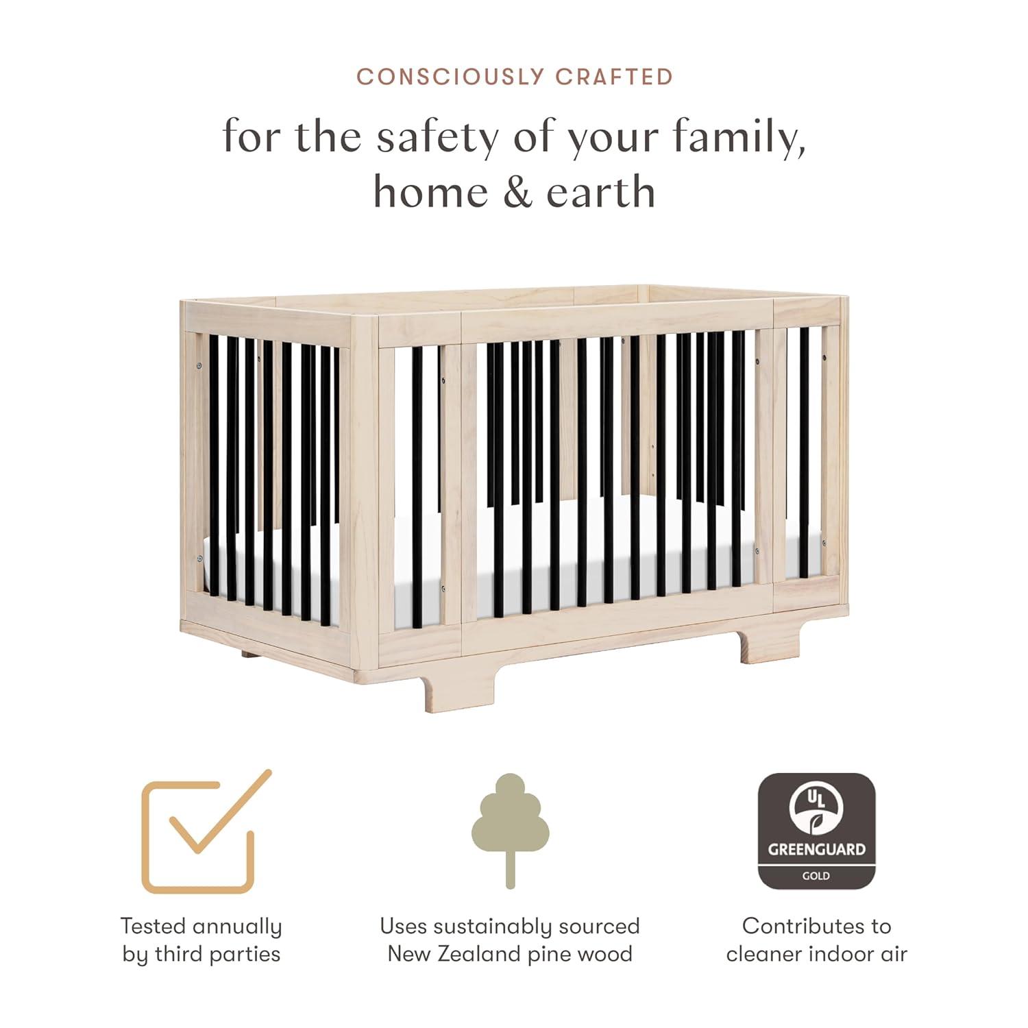 Yuzu 8-In-1 Convertible Crib With All-Stages Conversion Kits