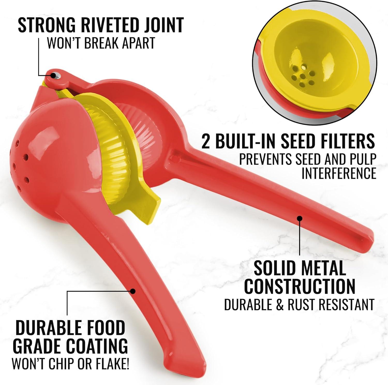 Zulay Kitchen Zulay Kitchen 2-in-1 Manual Lemon Squeezer Manual Juicer Citrus Press