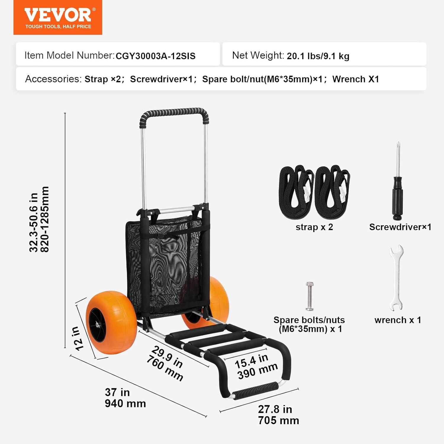 VEVOR Capacity Hand Truck Dolly