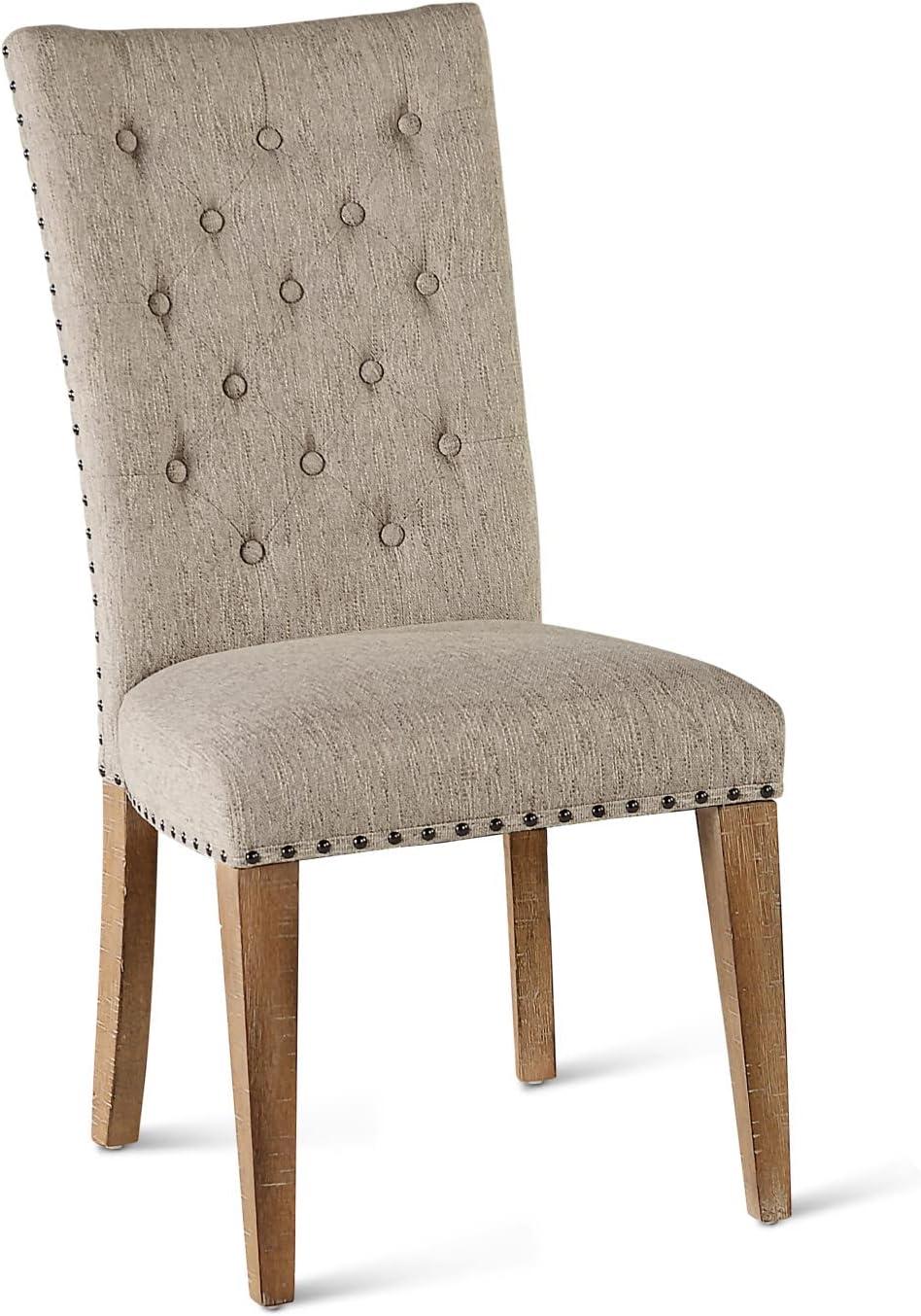 Steve Silver Riverdale Indoor Dining Side Chair, Set of 2, Oatmeal