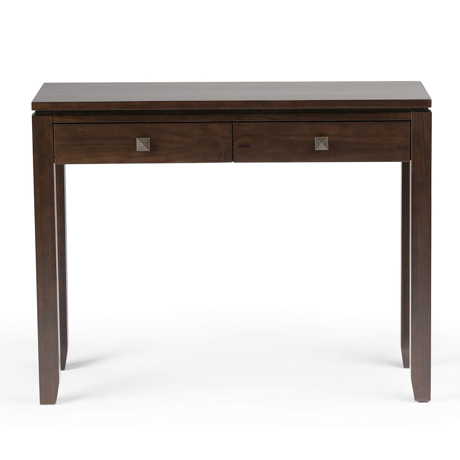 Simpli Home Cosmopolitan 38"W Solid Wood Storage Console Table with 2 Drawers