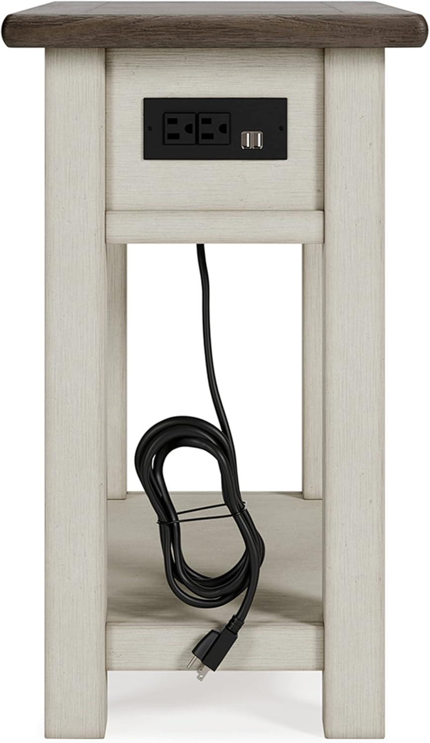 Signature Design by Ashley Casual Bolanburg Chairside End Table Two-tone