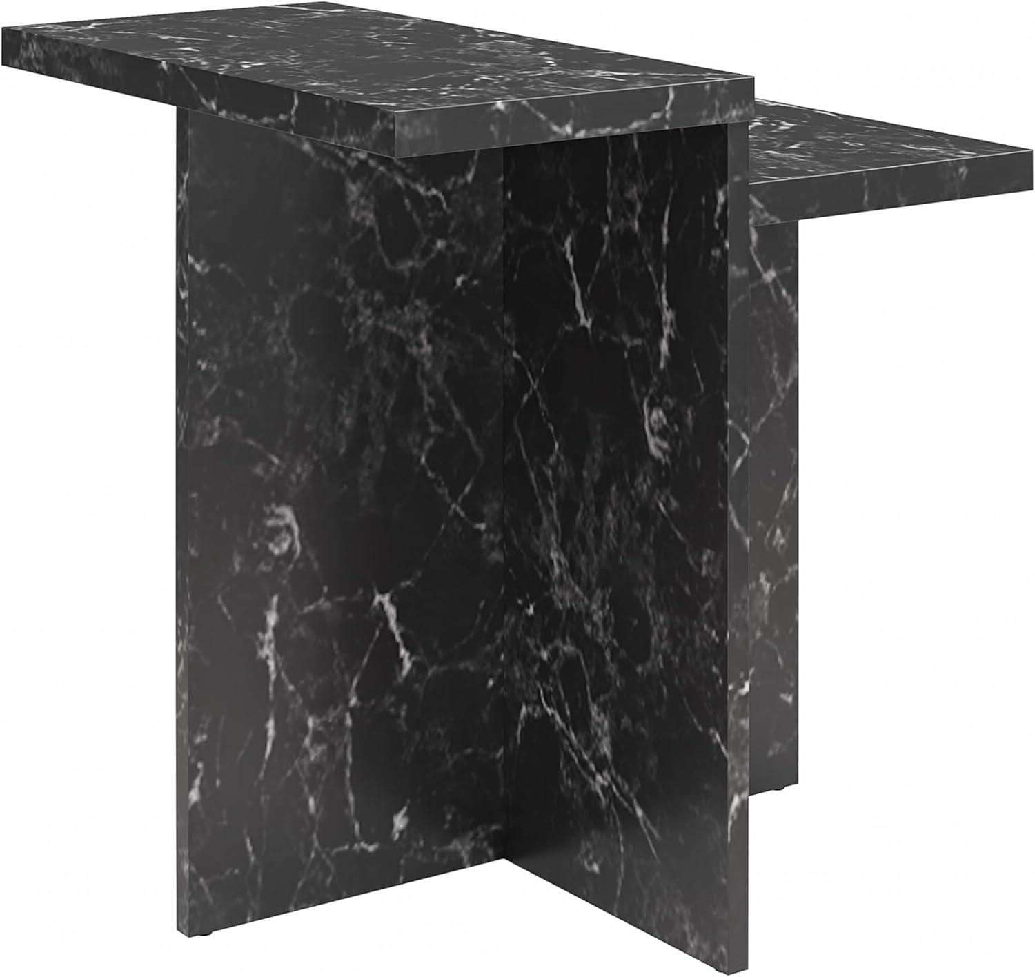 Brielle 24'' Tall Abstract End Table