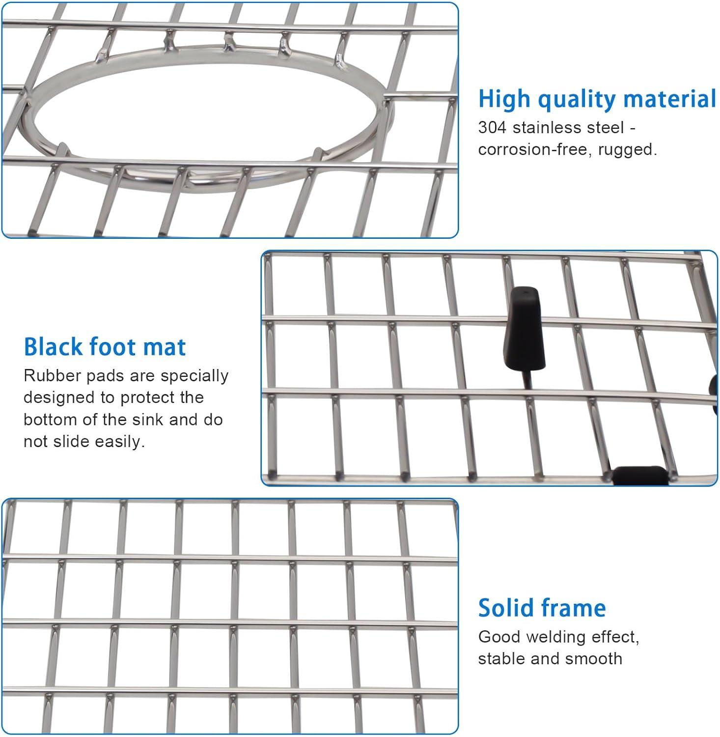 Elkay Crosstown Stainless Steel 26-3/8" x 14-3/8" x 1-1/4" Bottom Grid