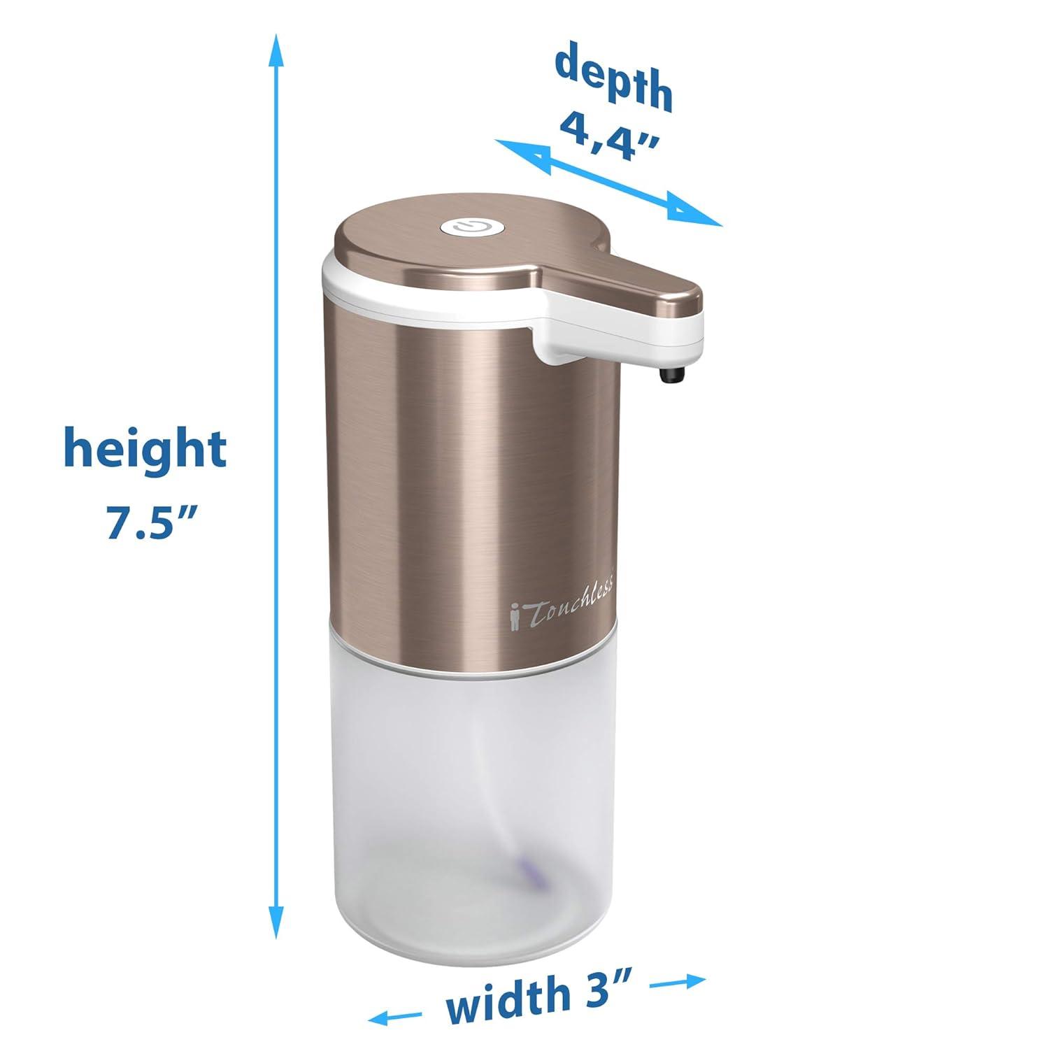 iTouchless Automatic Stainless Steel Foaming Soap Dispenser