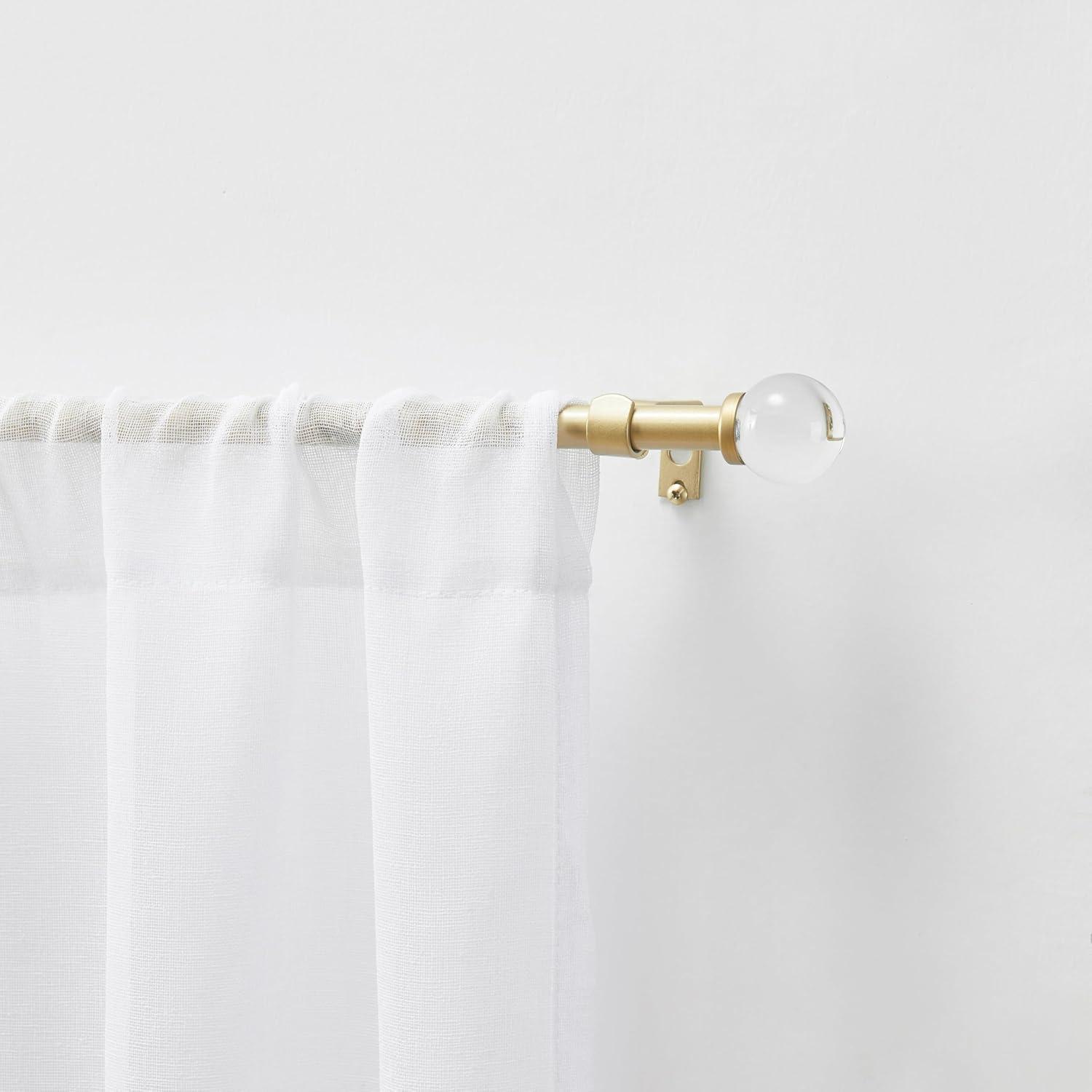 Martha Stewart Martha Stewart Beaufort Rod And Finial Set, 48'' - 86In