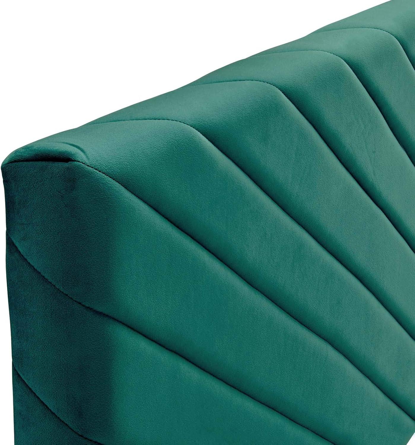 Alyson Angular Channel Tufted Performance Velvet Headboard