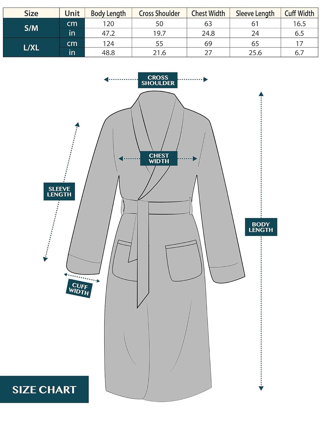 PAVILIA Fleece Robe For Women, Plush Warm Bathrobe, Fluffy Soft Spa Long Lightweight Fuzzy Cozy, Satin Trim (With Hood - Sea Blue, Large-X-Large)