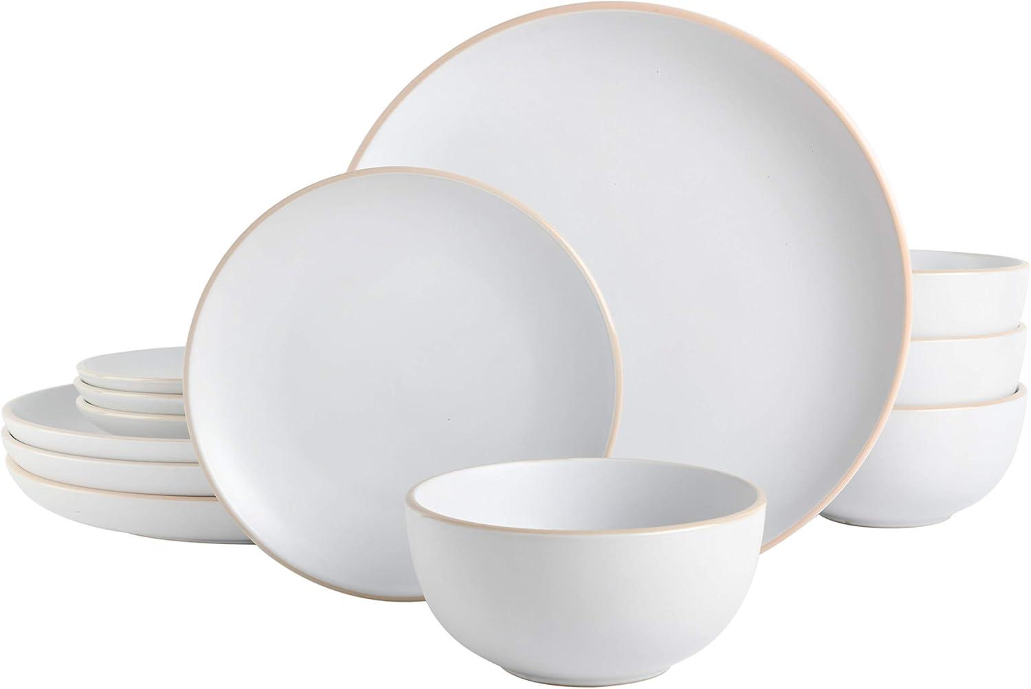 Rockaway 12 Piece Dinnerware Set