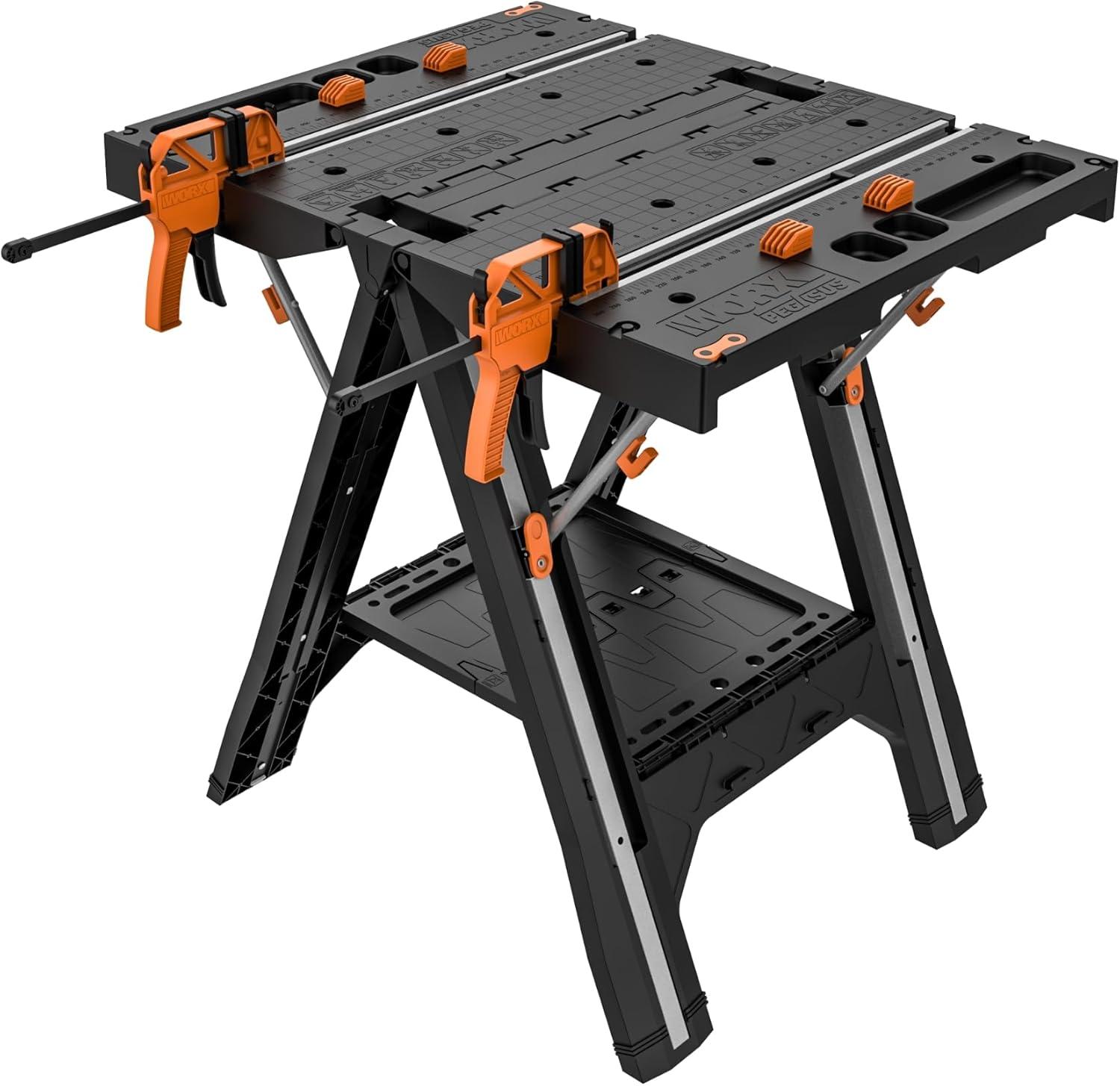 Worx WX051 Pegasus with (2) quick clamps and (4) clamp dogs